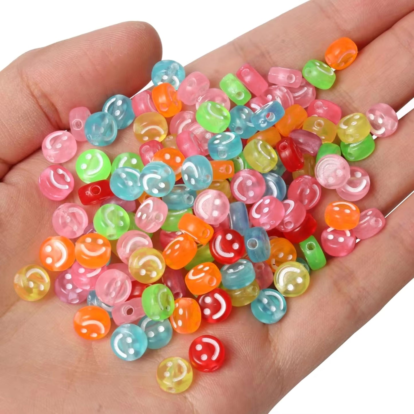 Smile Emoticon Beads 6MM