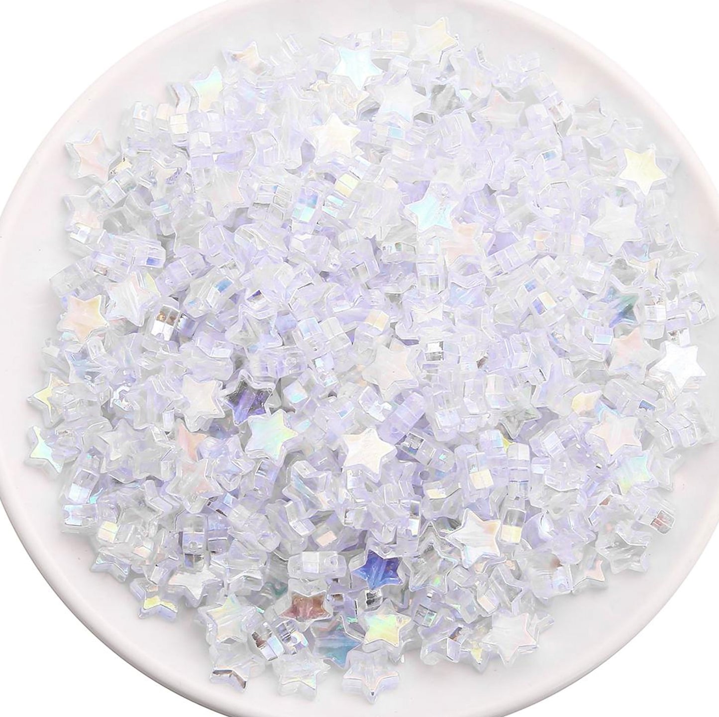 Rainbow Acrylic Star Charms
