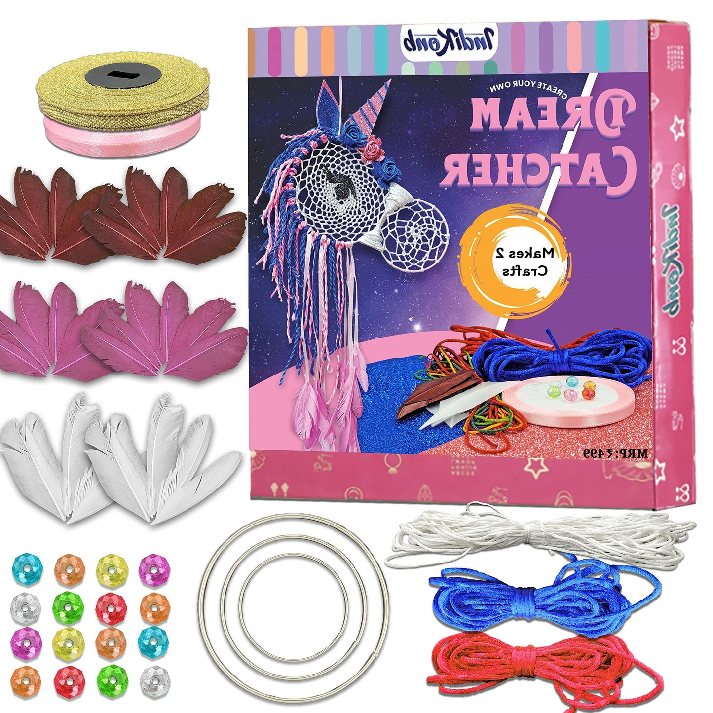 Dream Catcher Making Kit – Mystical Animals Edition