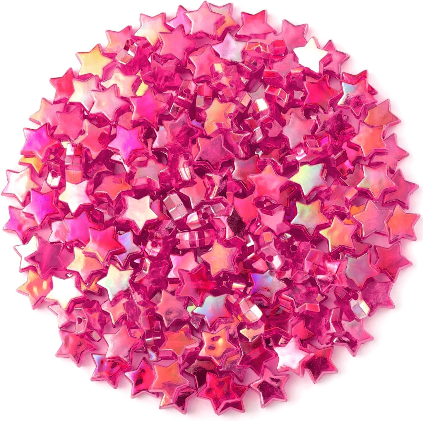 Rainbow Acrylic Star Charms