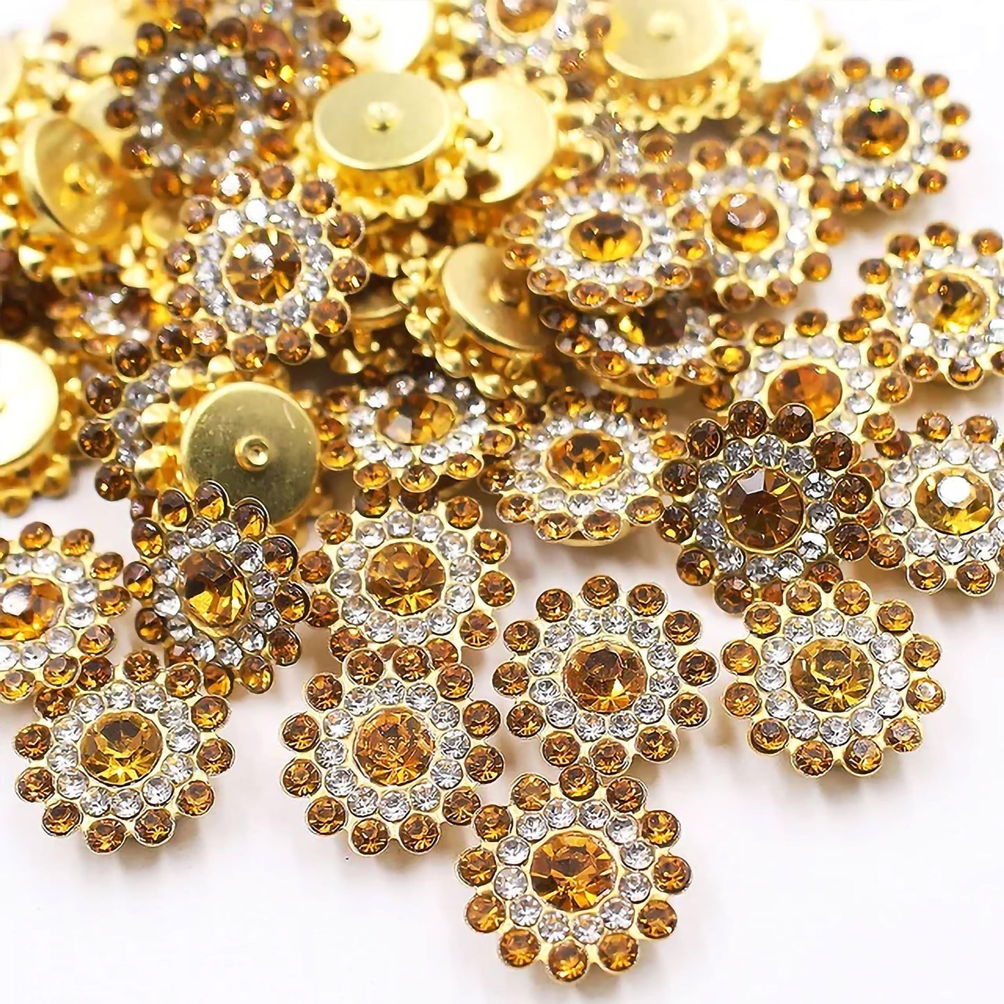 Zarkan Flower Buttons 14mm