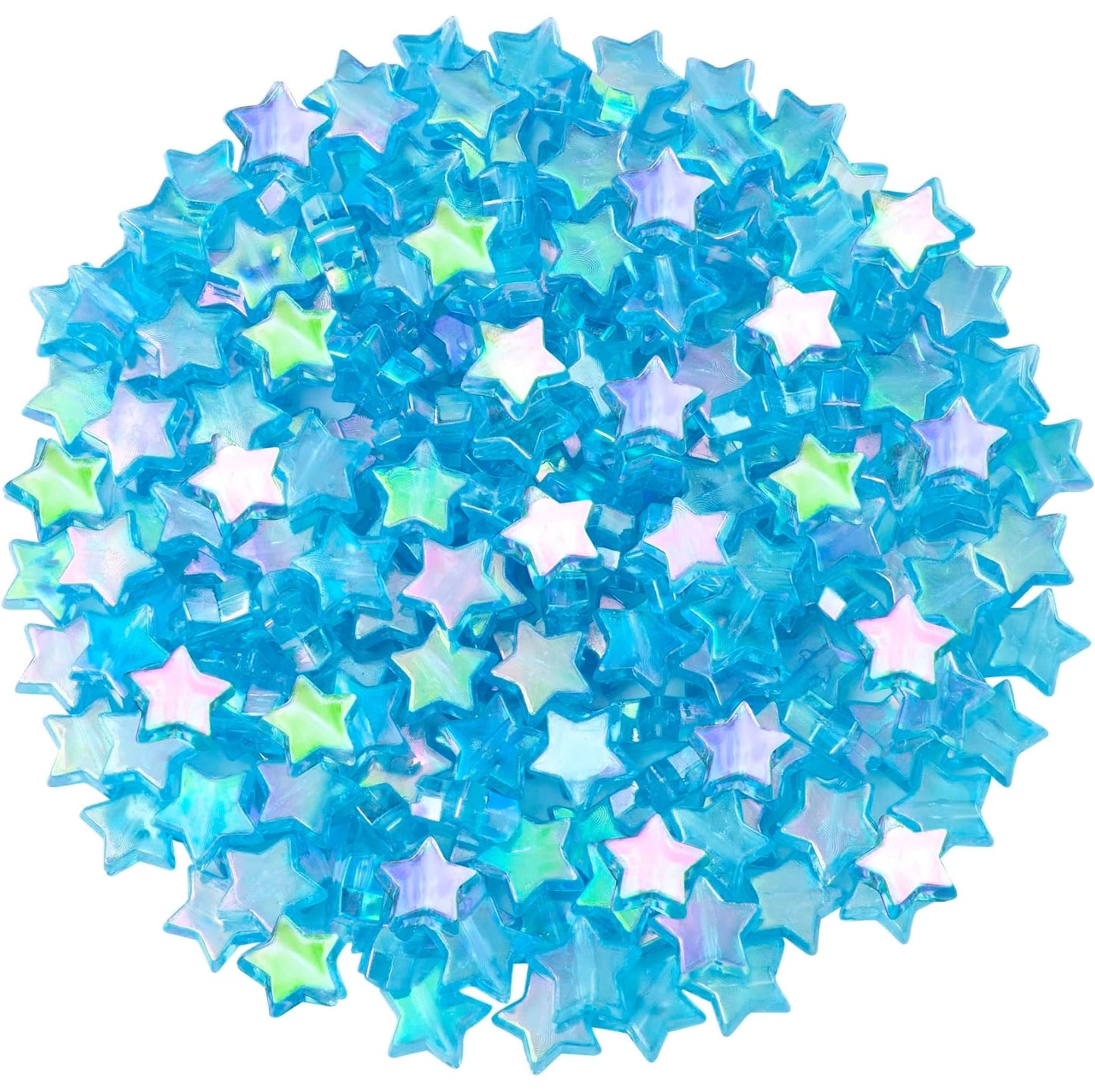 Rainbow Acrylic Star Charms