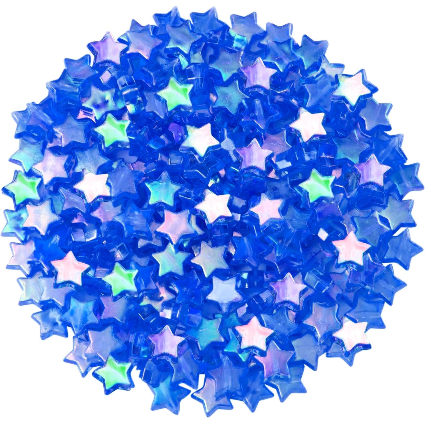 Rainbow Acrylic Star Charms