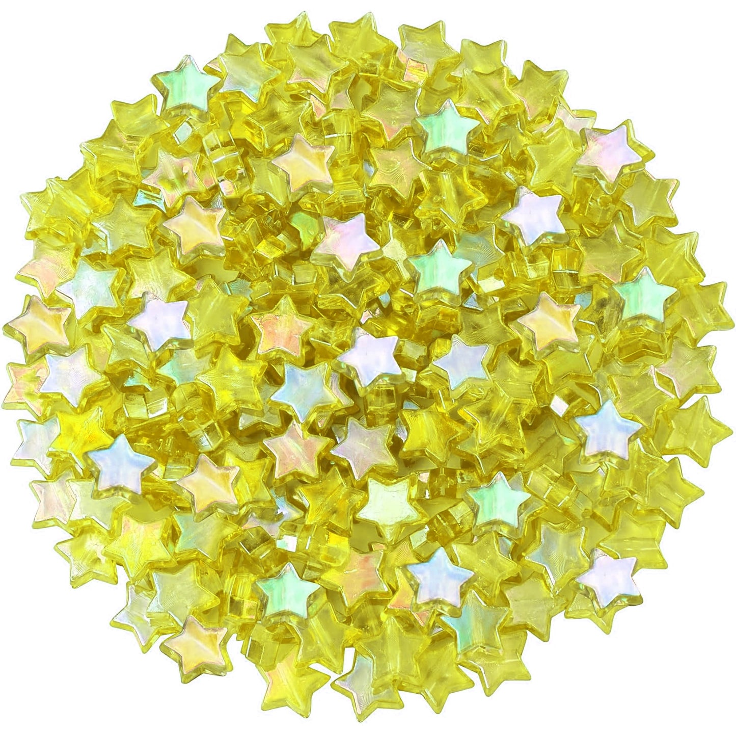 Rainbow Acrylic Star Charms