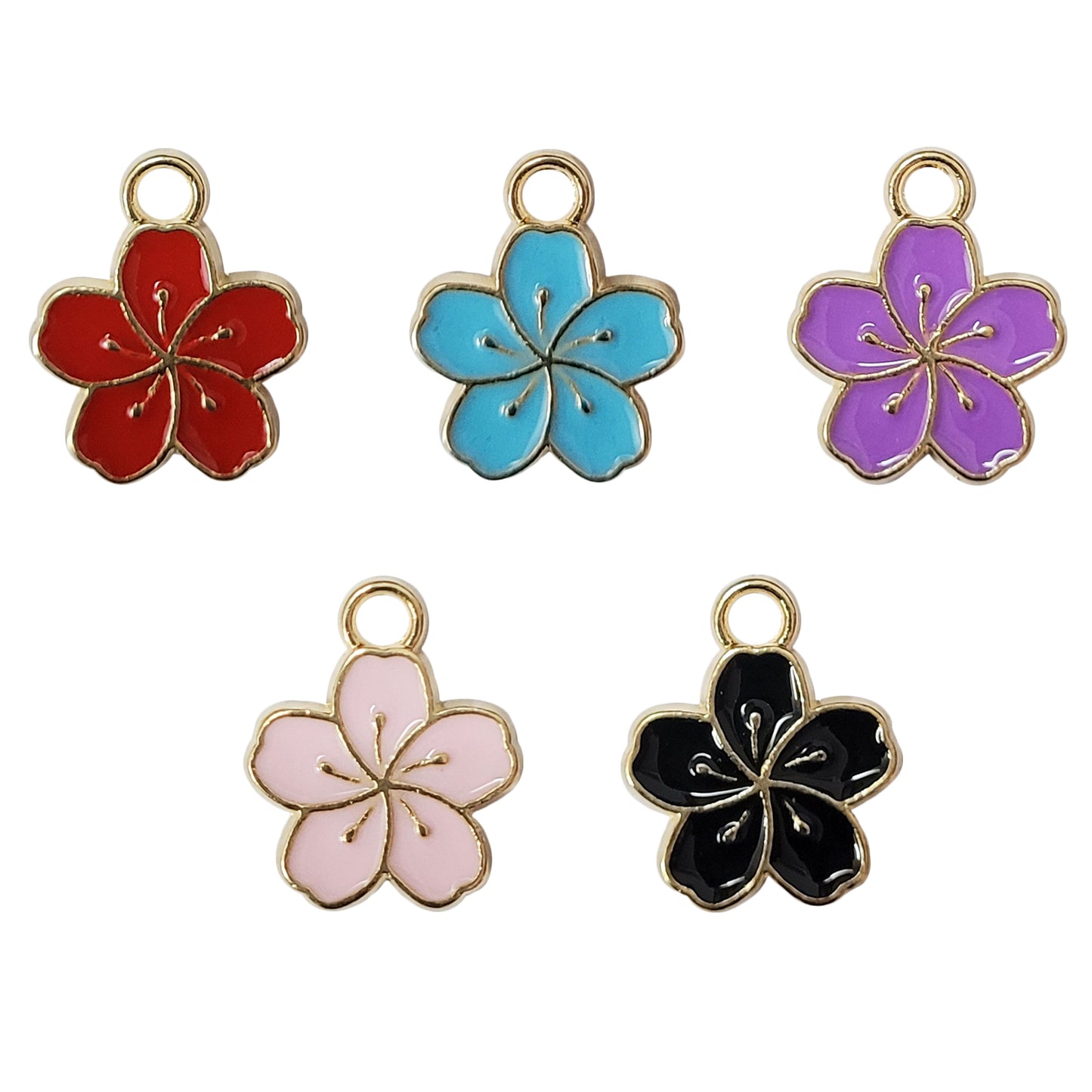 Multicolour Bracelet Charms – Set of 5