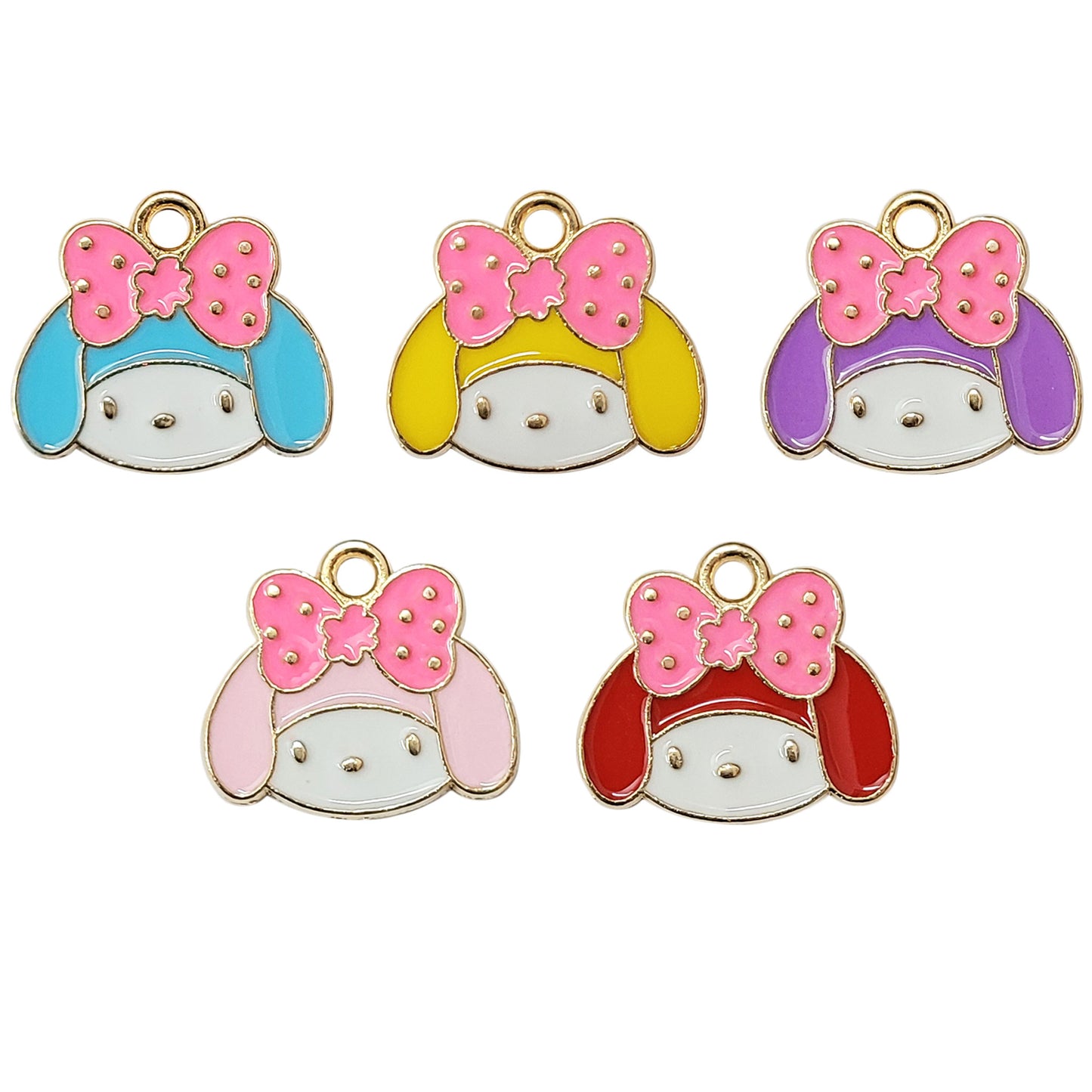 Multicolour Bracelet Charms – Set of 5