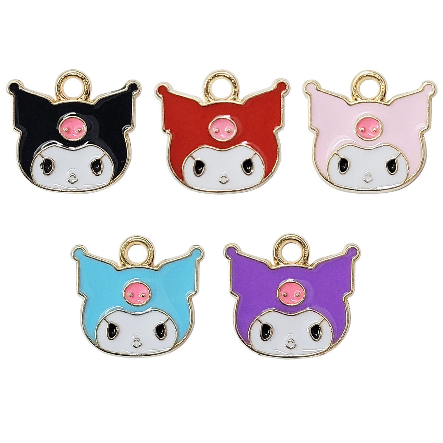 Multicolour Bracelet Charms – Set of 5