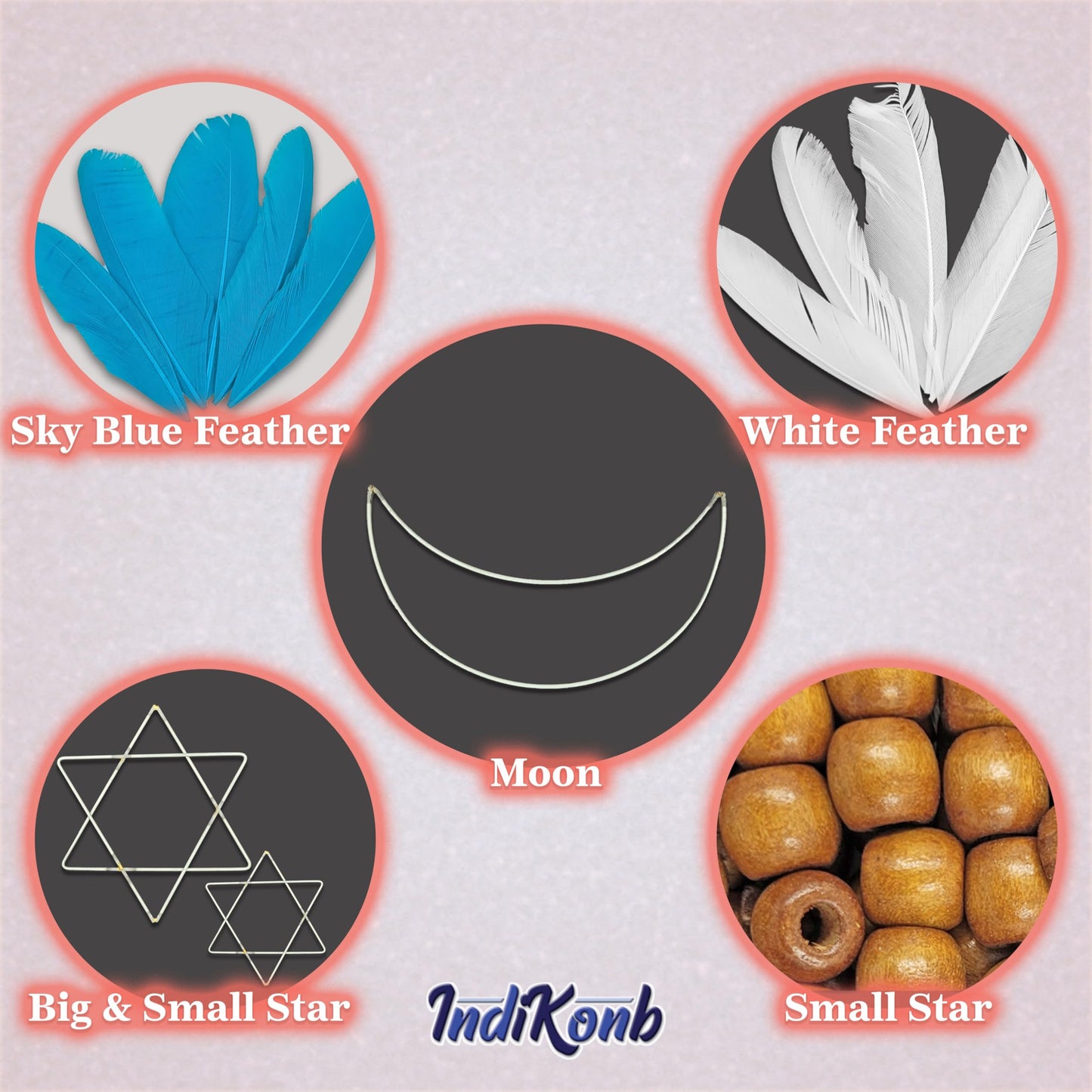 Dream Catcher Making Kit – Stars & Moons Edition