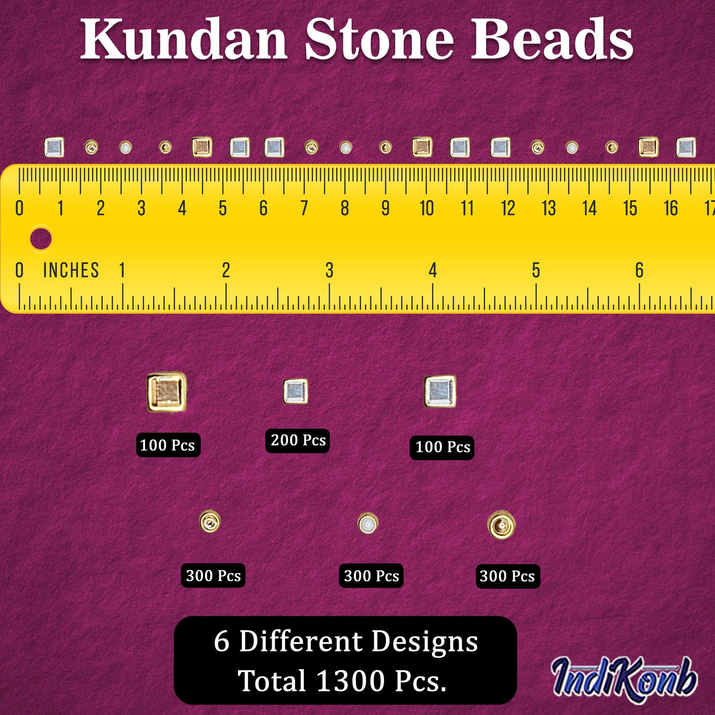 Multicolor Kundan Stones for Craft
