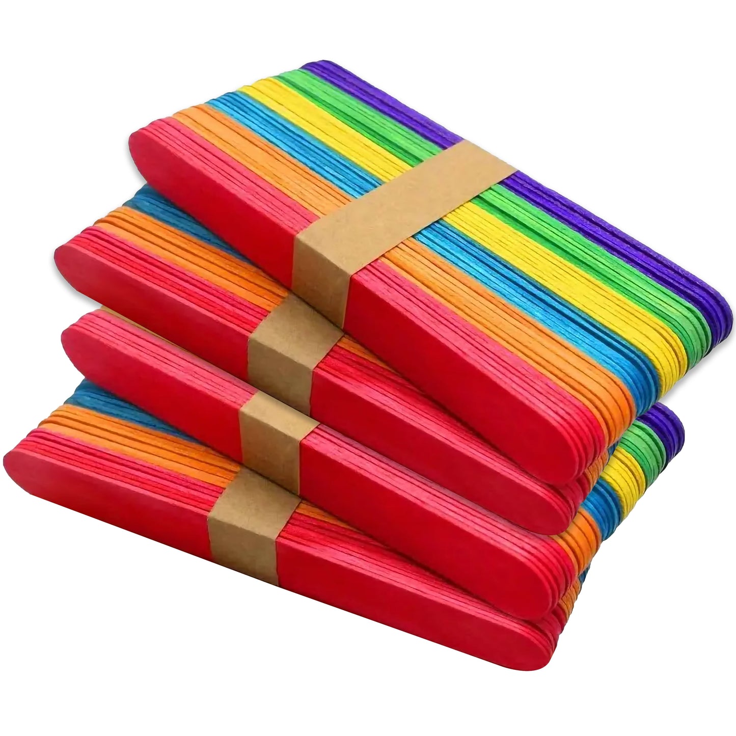 Multicolour Wooden Craft Sticks