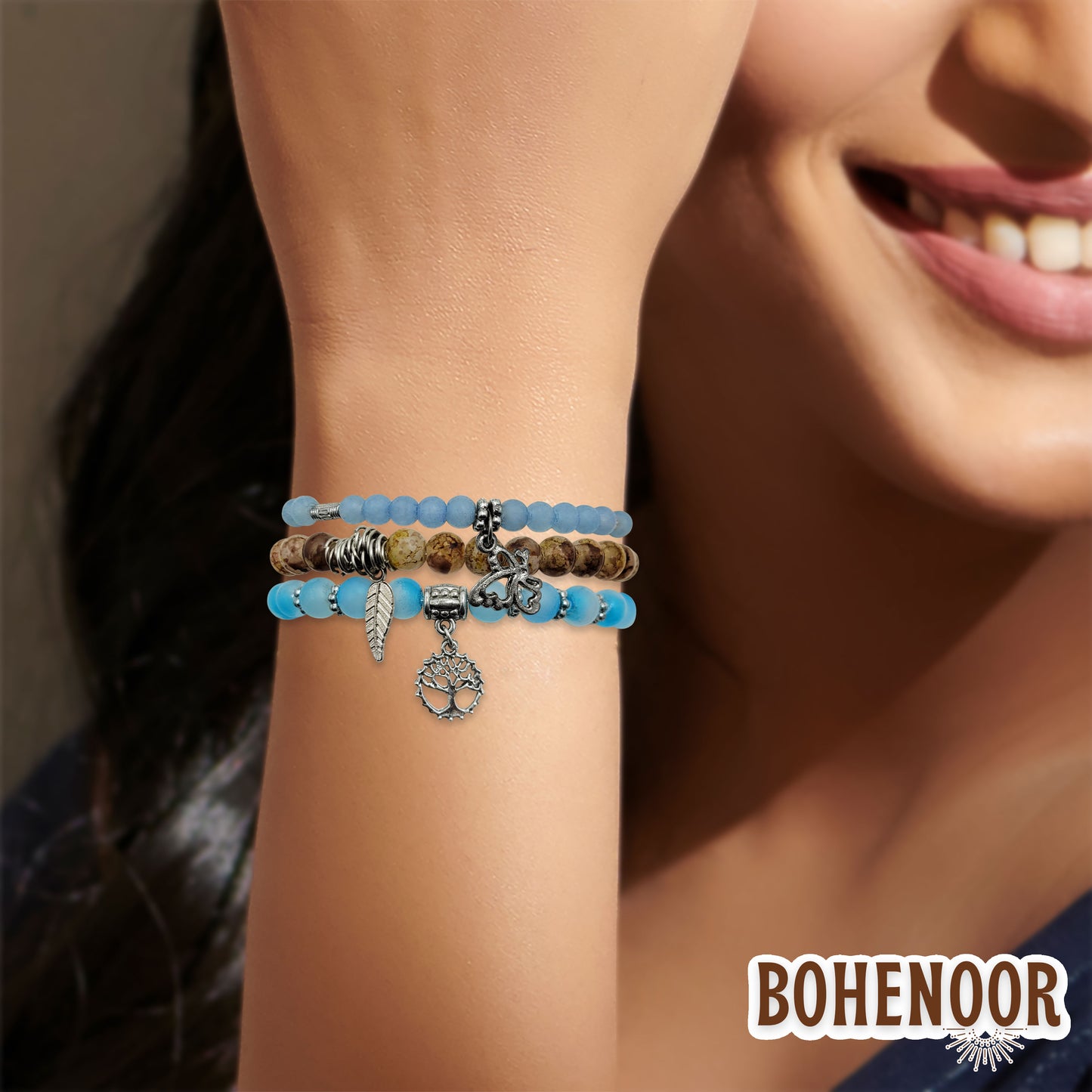 Tree of Life Boho Bracelet Set