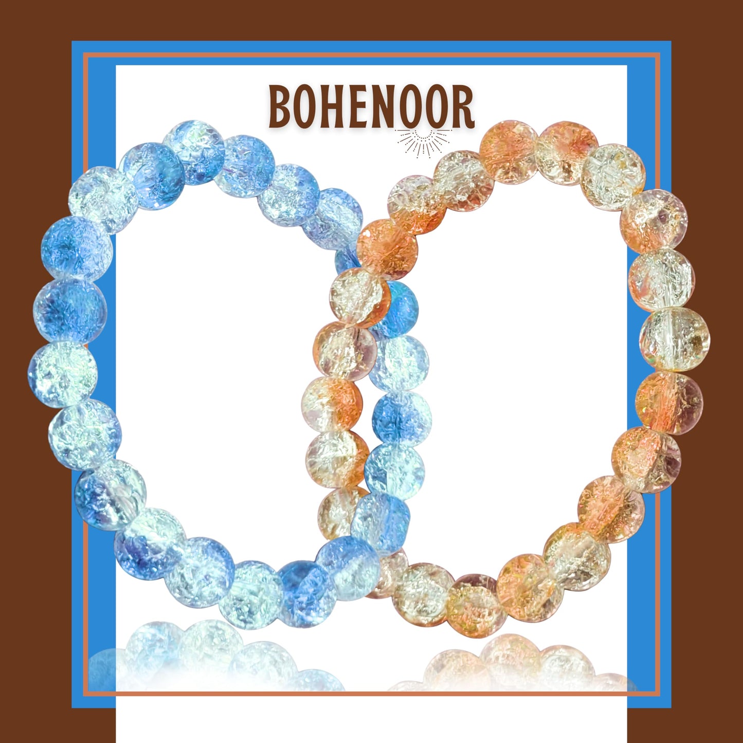 Kids Multicolour Rainbow Matte Beads - Combo Set
