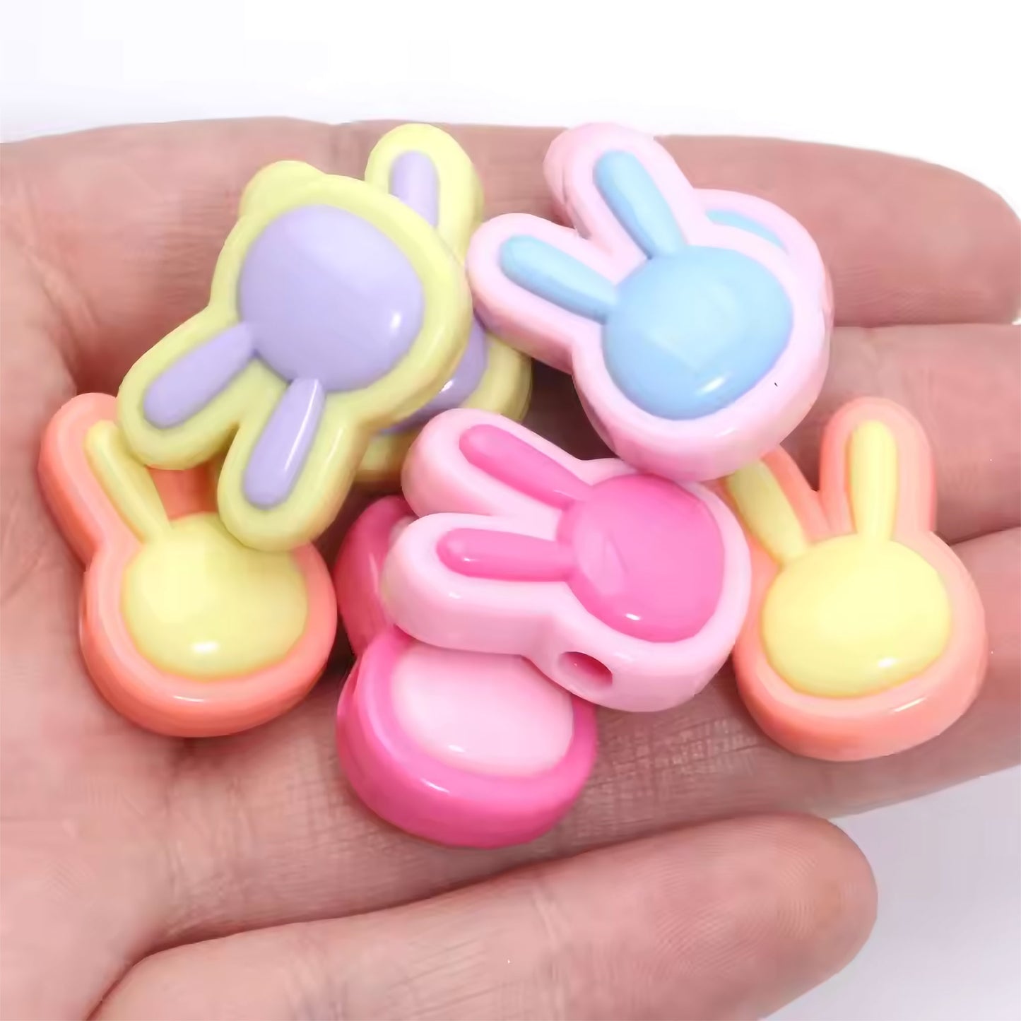 Multicolour Matte Beads- Rabbit Beads