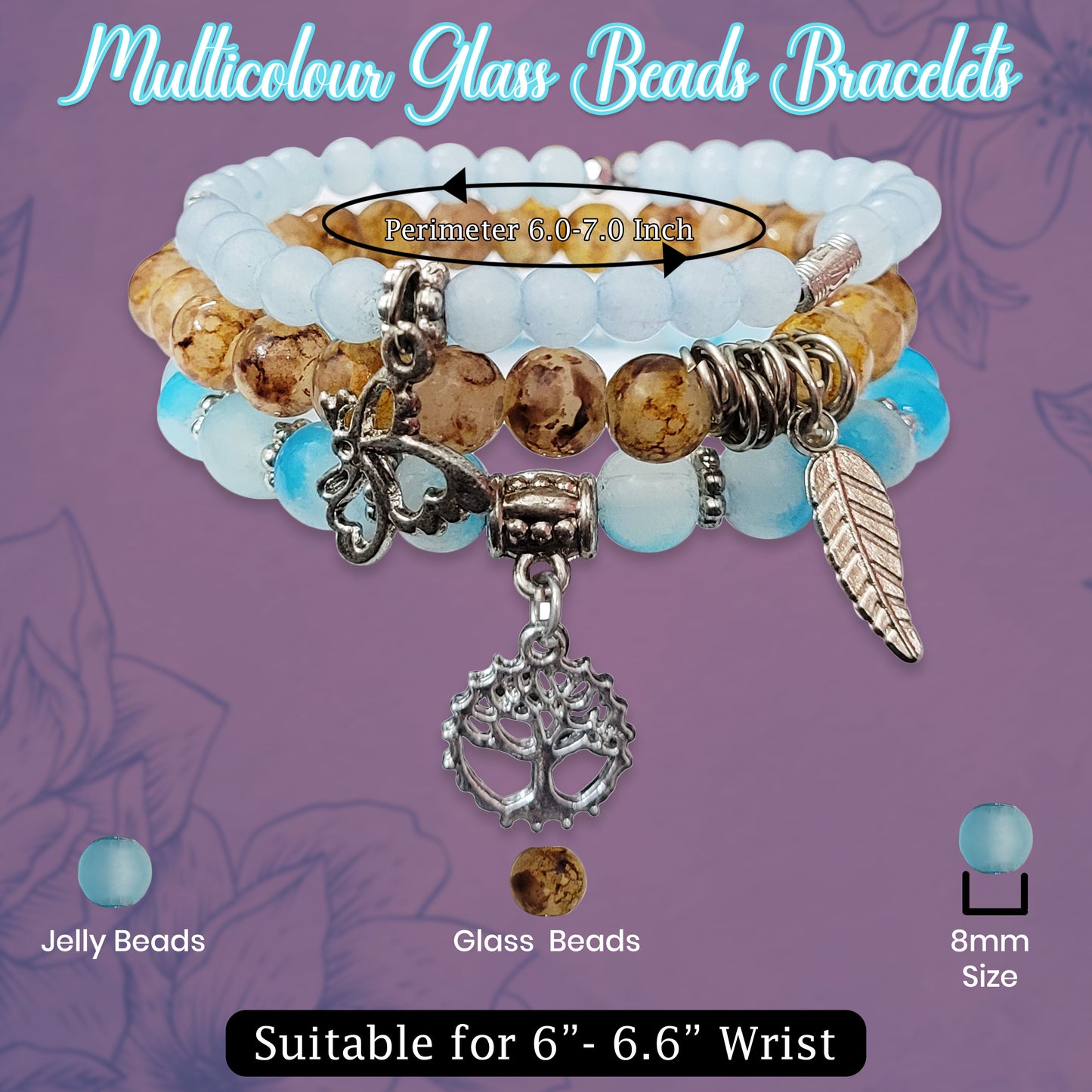 Tree of Life Boho Bracelet Set