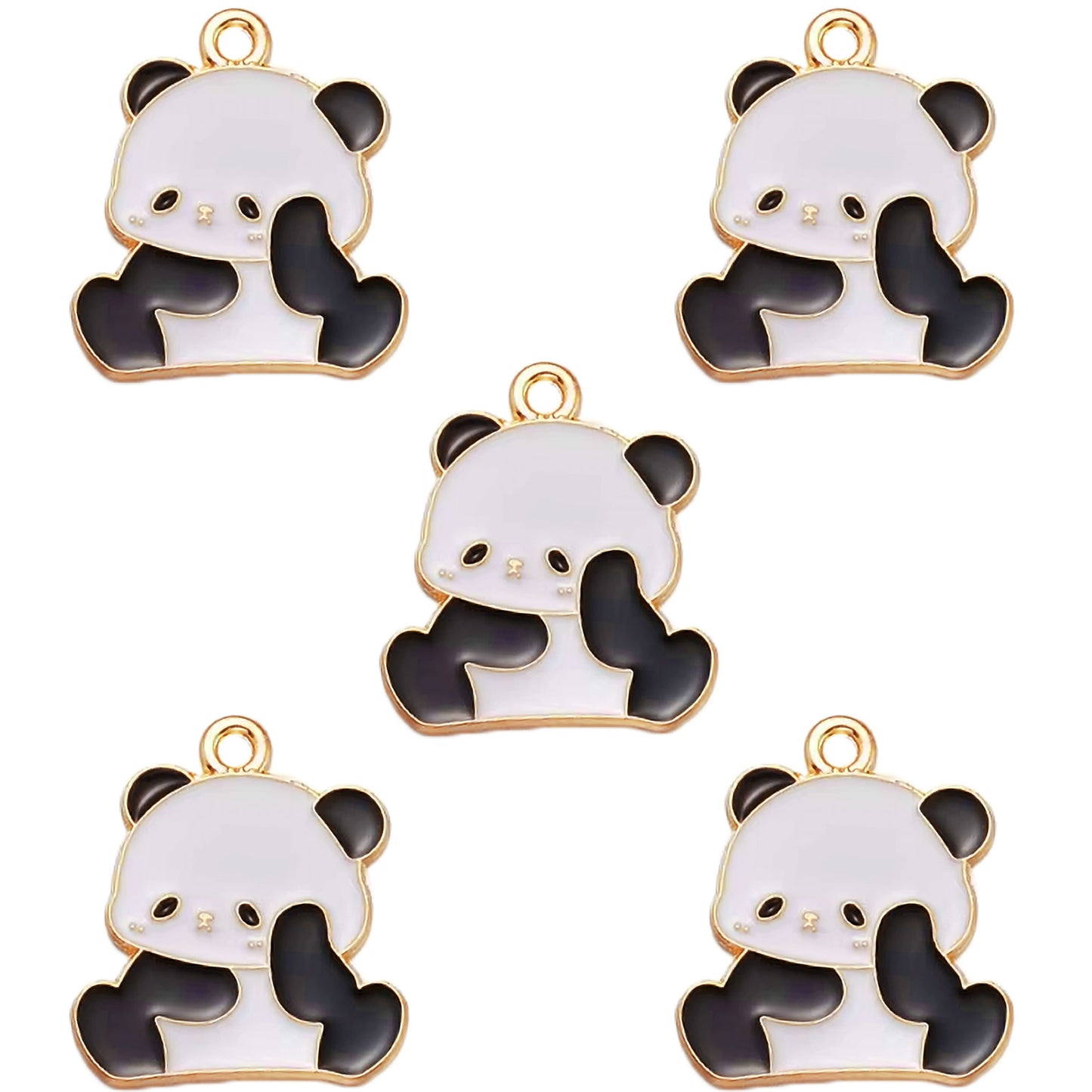 Panda Charms - Set of 5