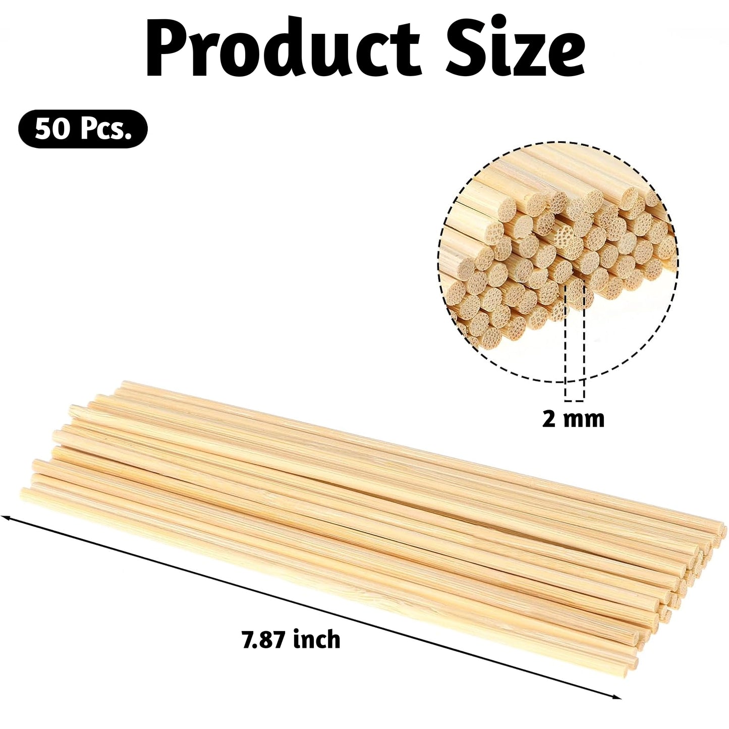 Bamboo Wooden Sticks for Craft