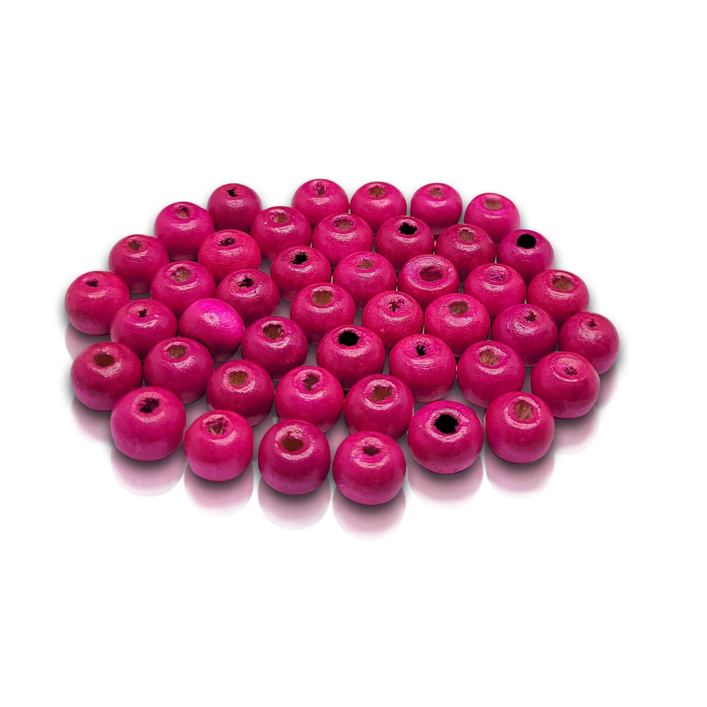 Round Wooden Beads - 8mm