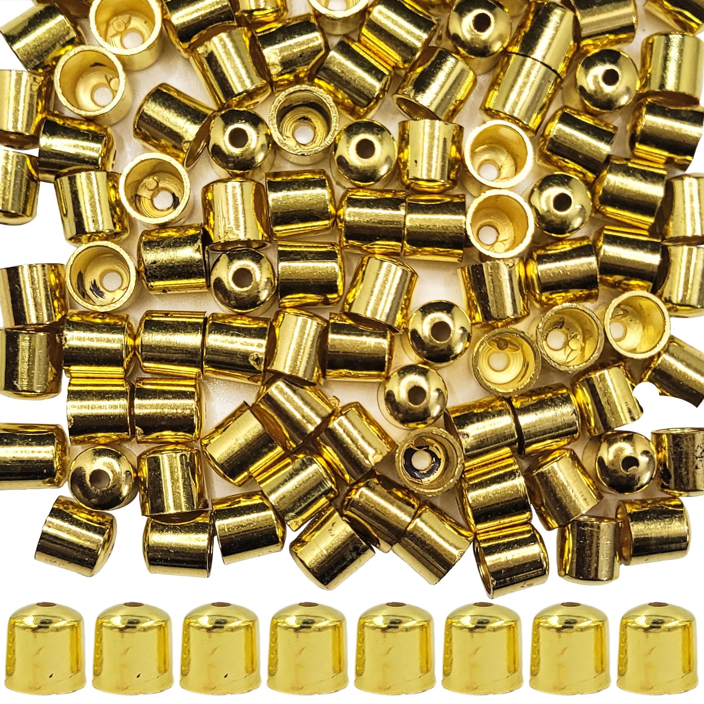 Gold Beads & Caps Combo (50g)