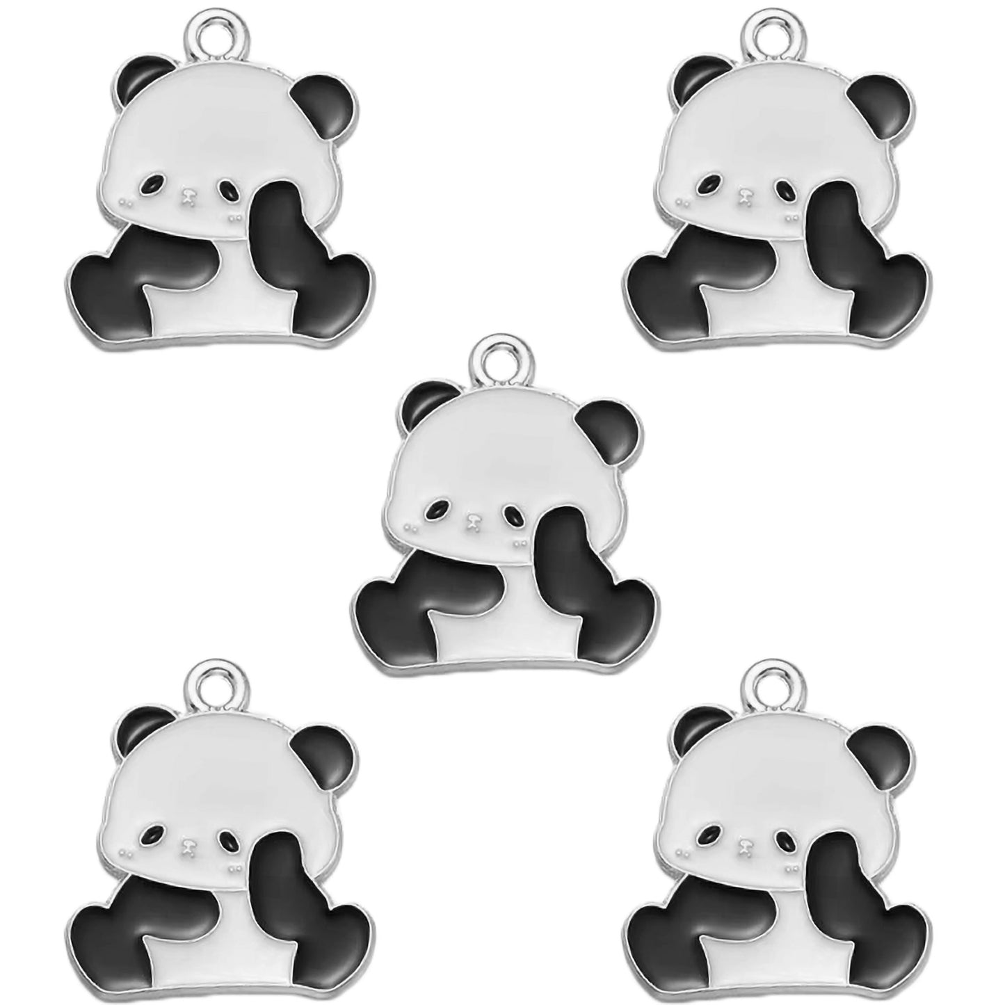 Panda Charms - Set of 5