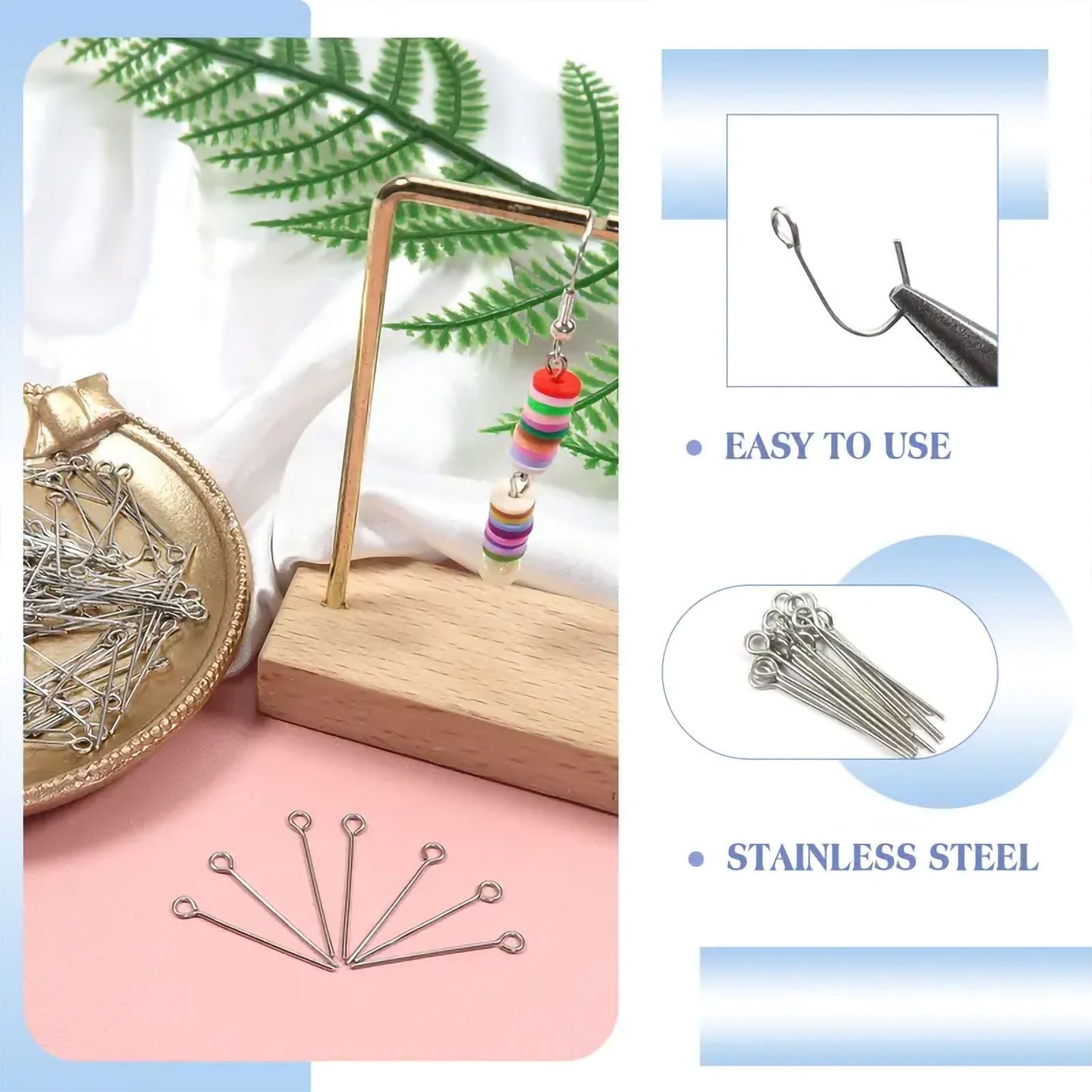 Eye Pins for Jewellery Making
