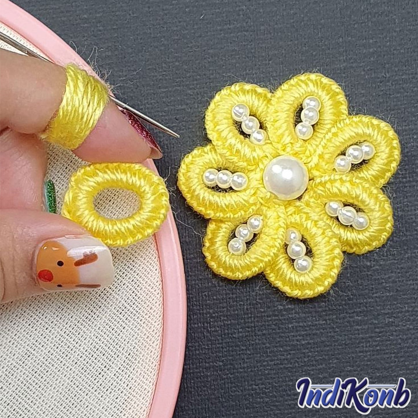Multicolour Yarn Threads Set