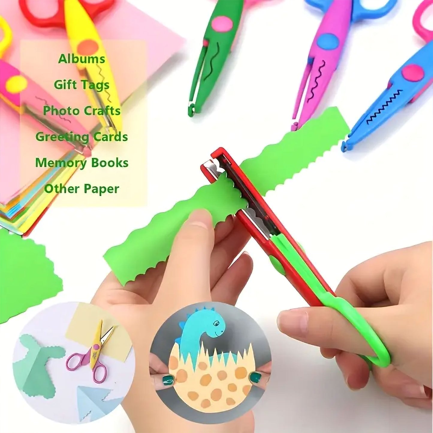 Zig Zag Scissors - Set of 6