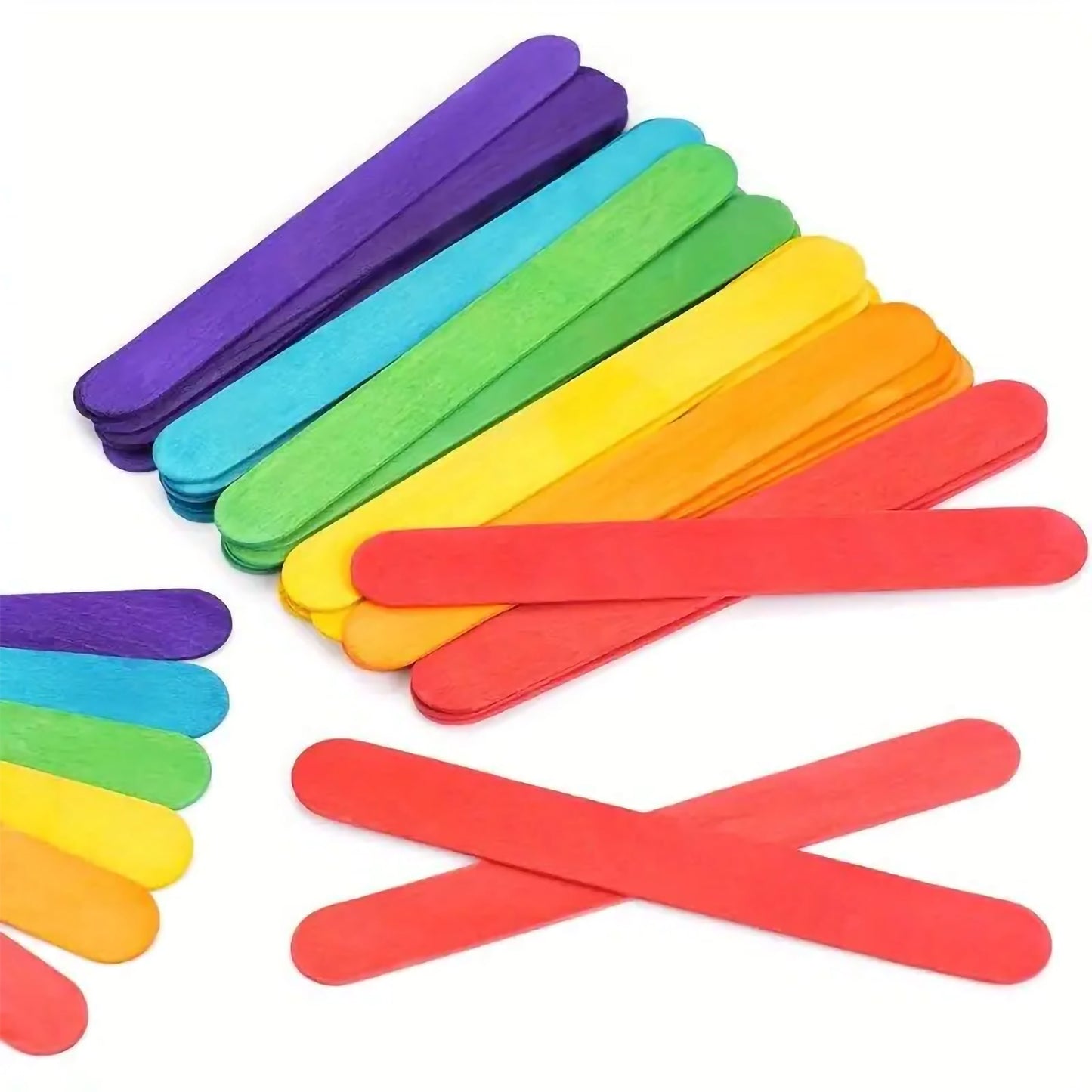 Multicolour Wooden Craft Sticks