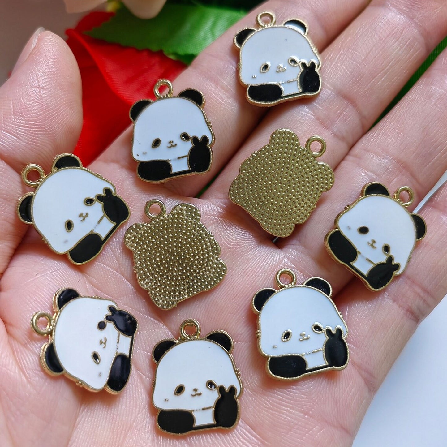 Panda Charms - Set of 5