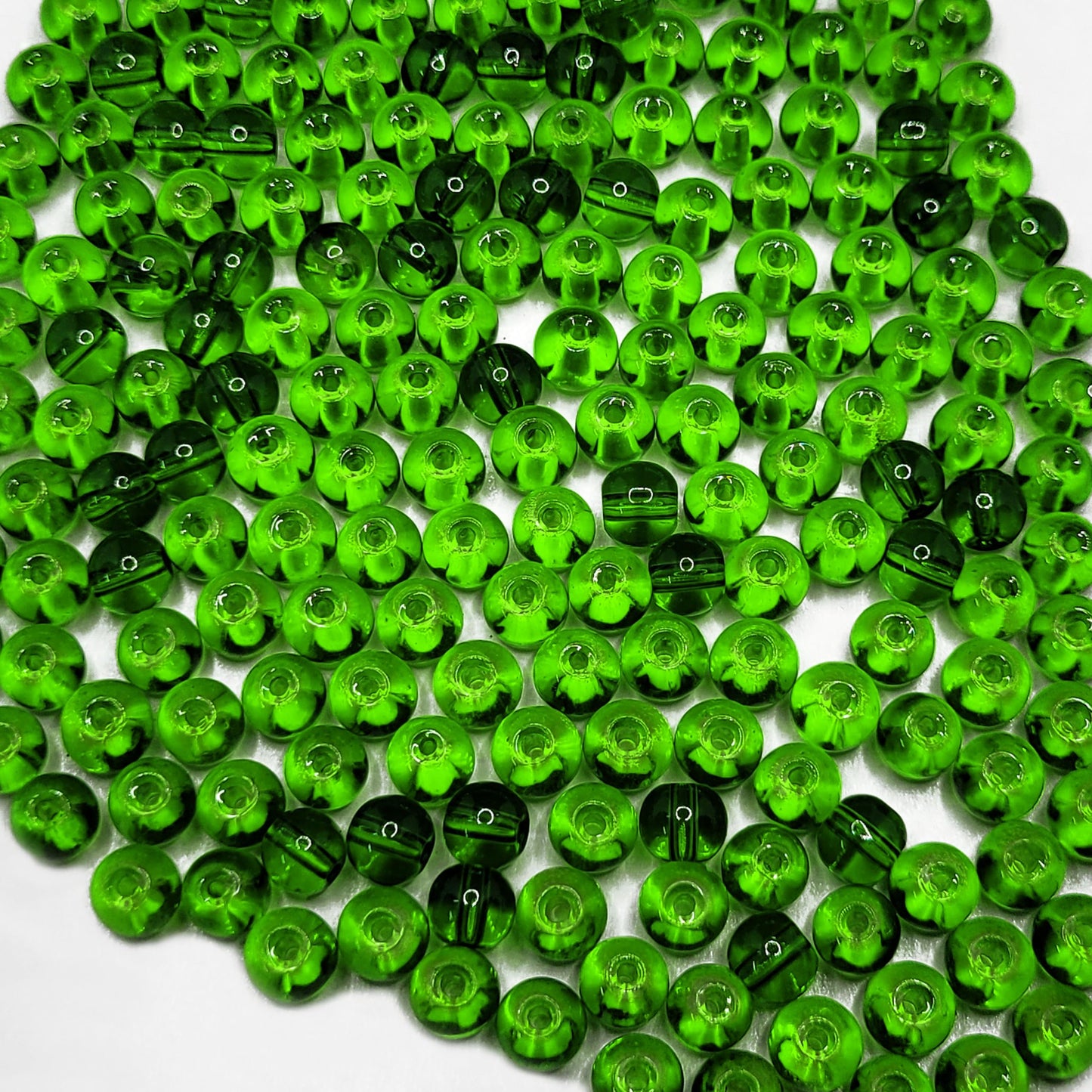 Transparent Glass Pearl Beads | 6mm