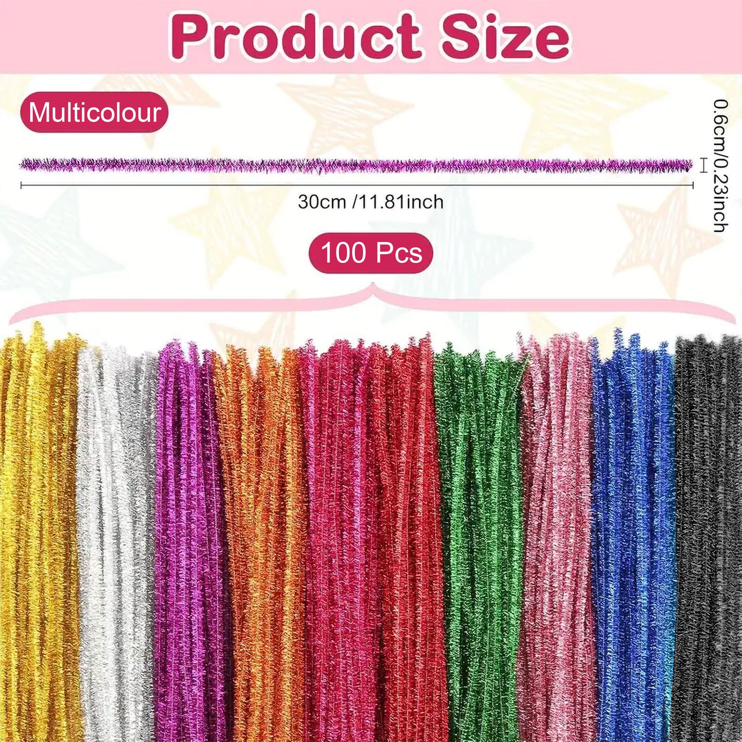 Multicolour Pipe Cleaner Craft Set