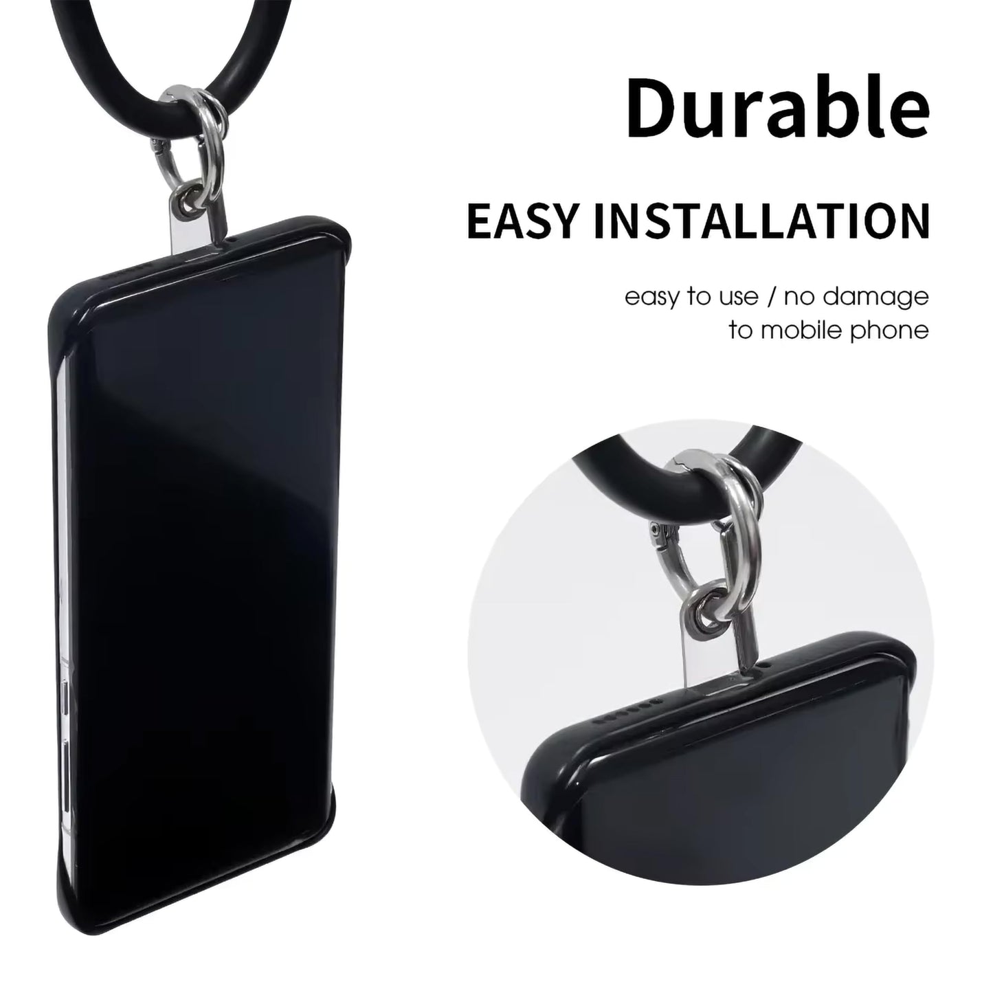 Create a neat finish in lanyard straps and mobile accessories with neat mobile strap inserts.