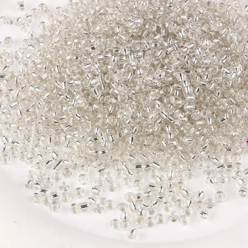 Use white 2mm beads to finish bracelet making, necklace making and DIY jewellery projects with a clean decorative look.