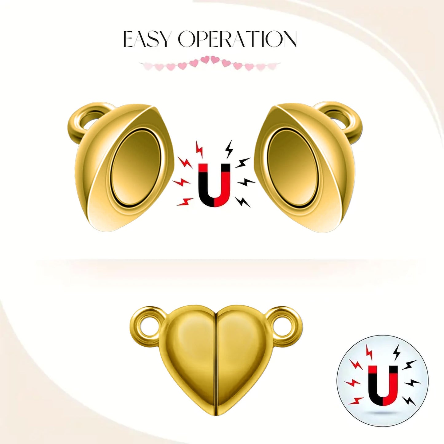 Projects a neat clean decorative finish makes gold and silver 16 pcs beads stand out in handmade accessories and bracelet making.