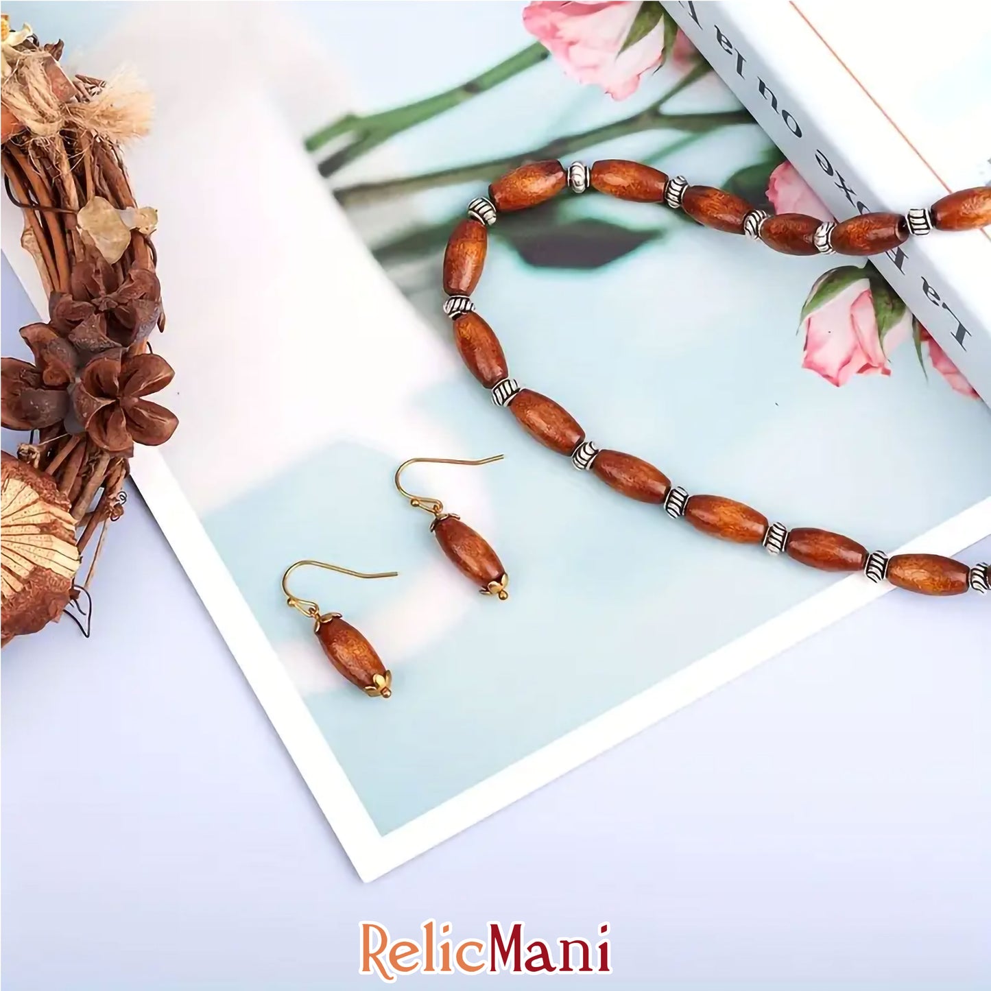 Wooden Beads Kit with Storage Box
