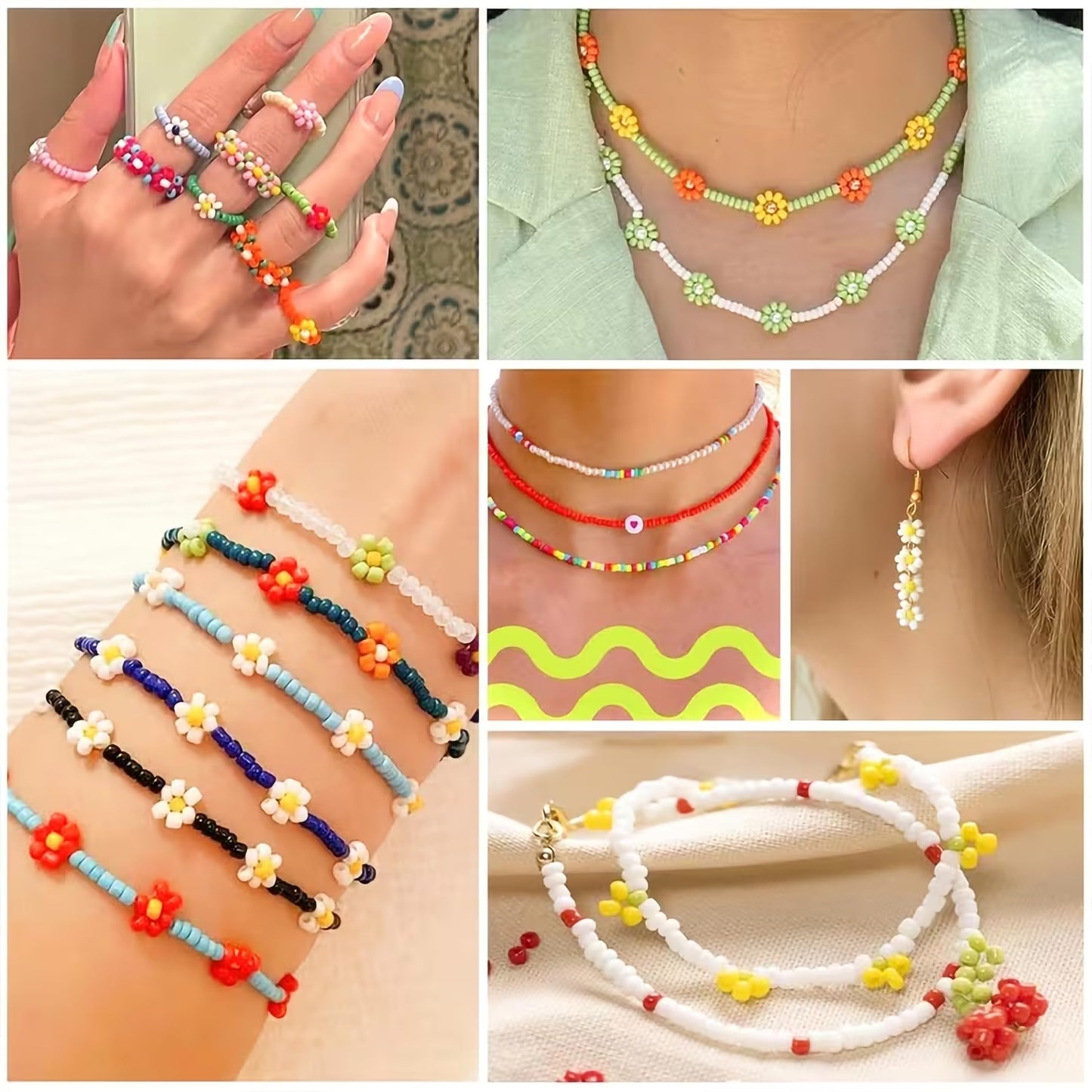 Glass Seed Beads for Jewellery Making, 3mm Small Mini Beads 24 Colours image 7
