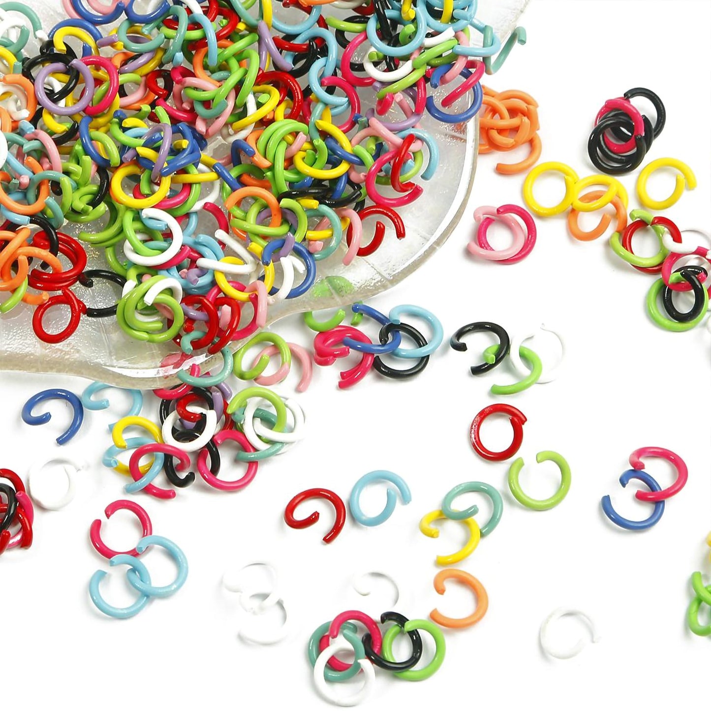 Use these smooth metal connector rings to make keychains feel more finished.