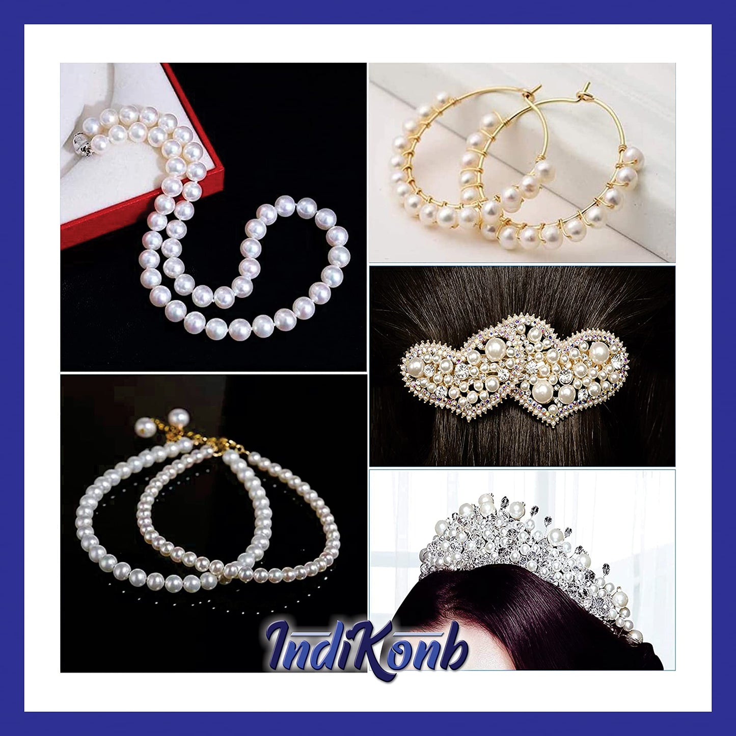 Creative hobby projects and bead threading can look sharper with off white and gold 10 mm and 3mm craft wire or cord.