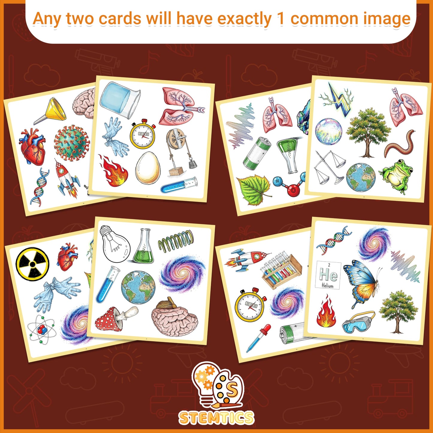 Multicolor Scispot Flash Cards for Kids Paper. Additional product image showing more details of the craft product.