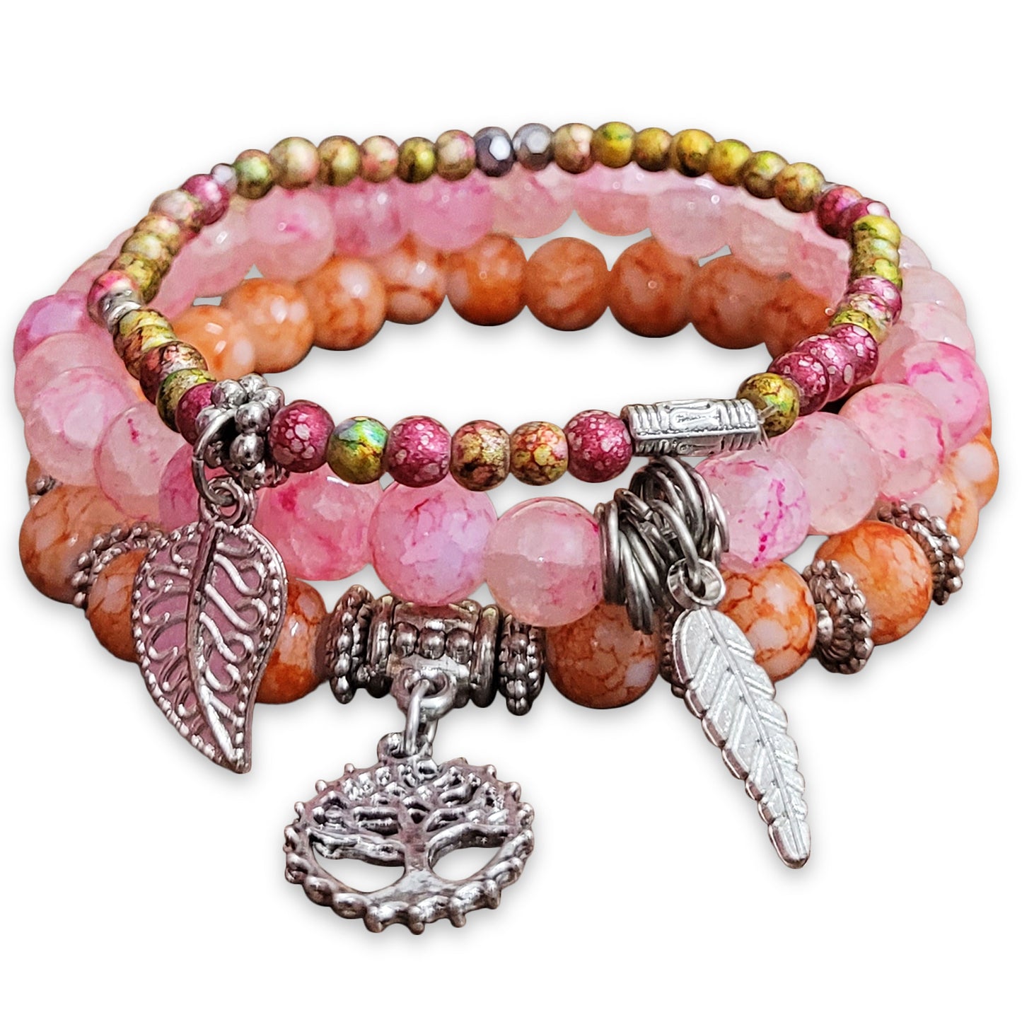 Tree of Life Boho Bracelet Set