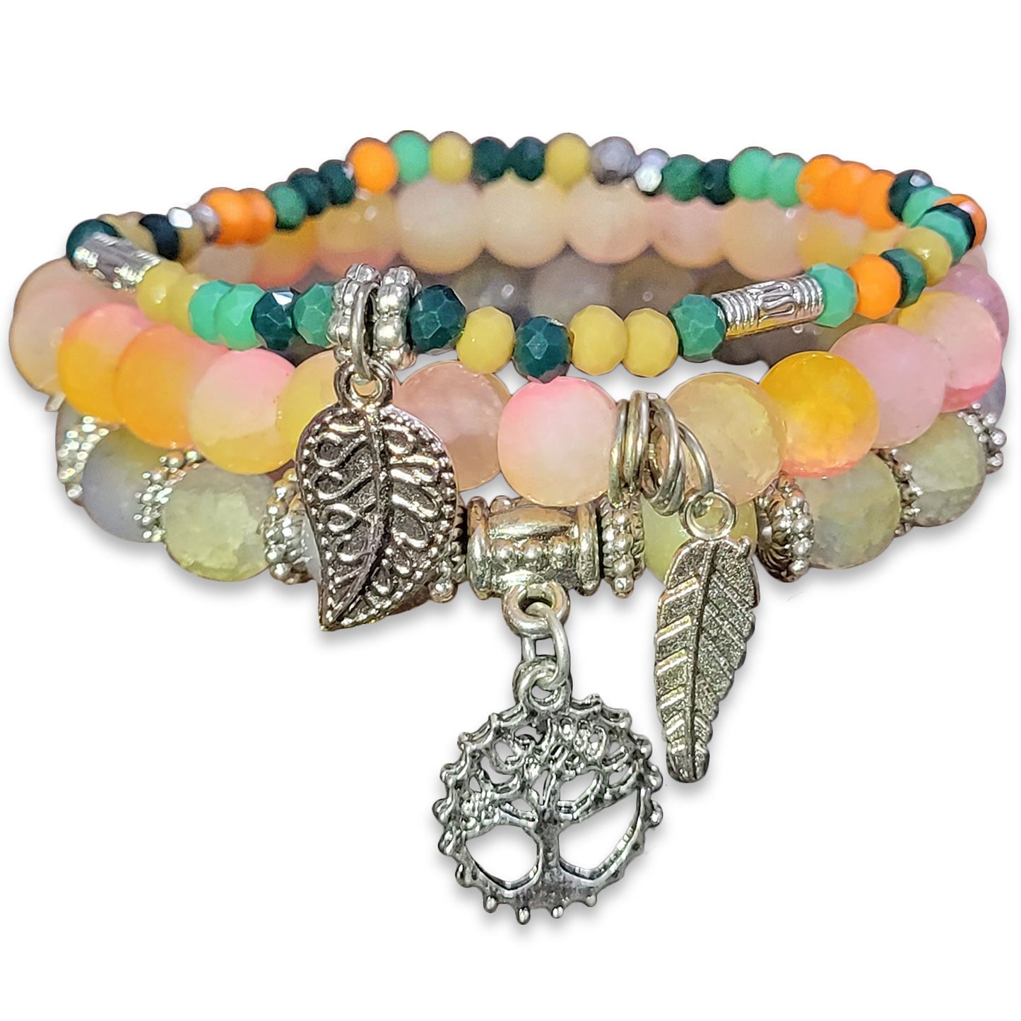Tree of Life Boho Bracelet Set