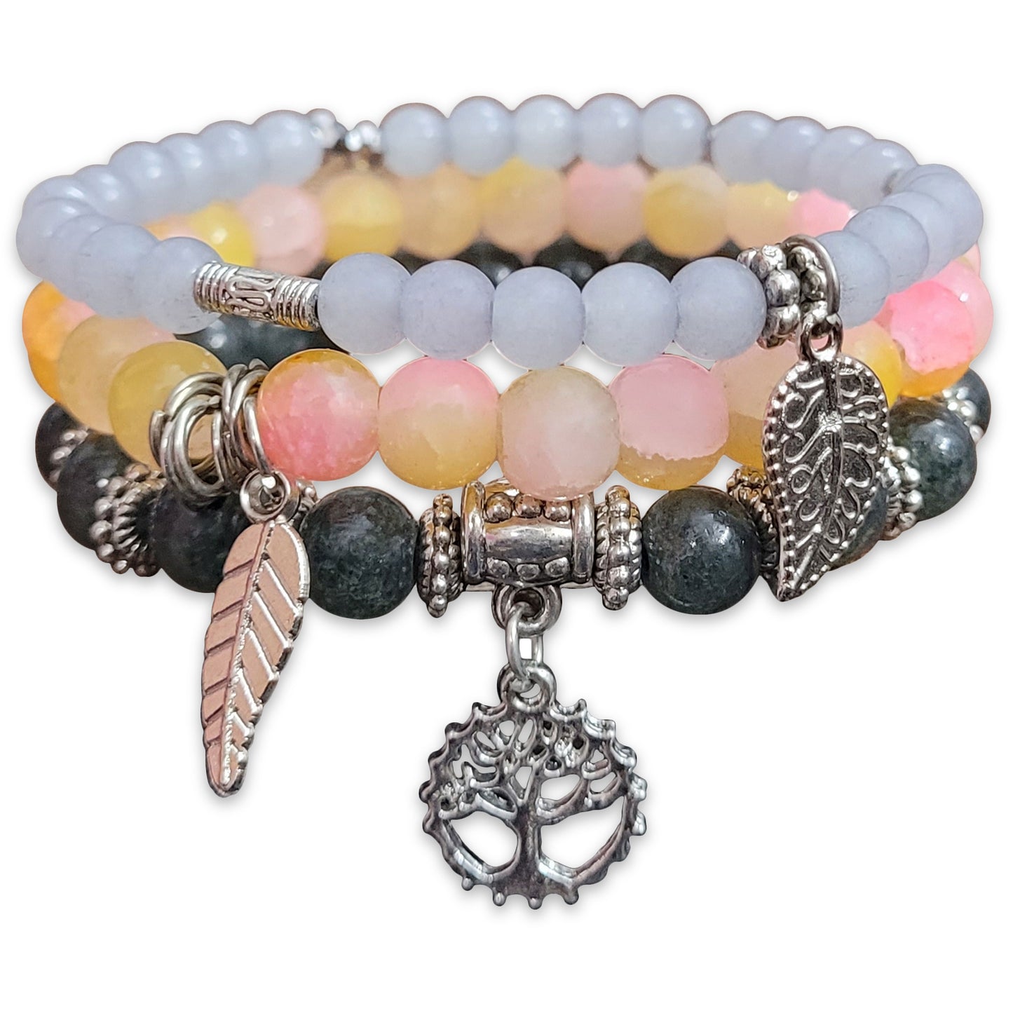 Tree of Life Boho Bracelet Set