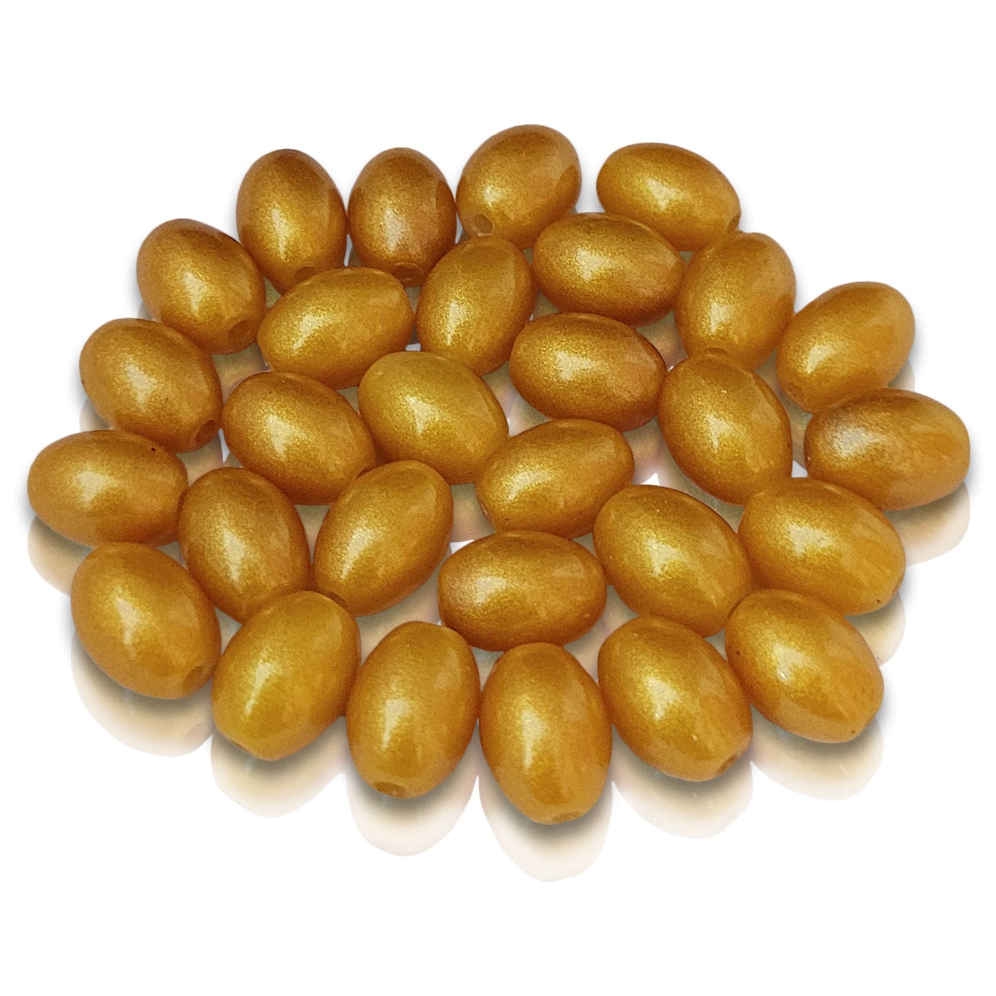 Glass Oval Beads - 8x10mm