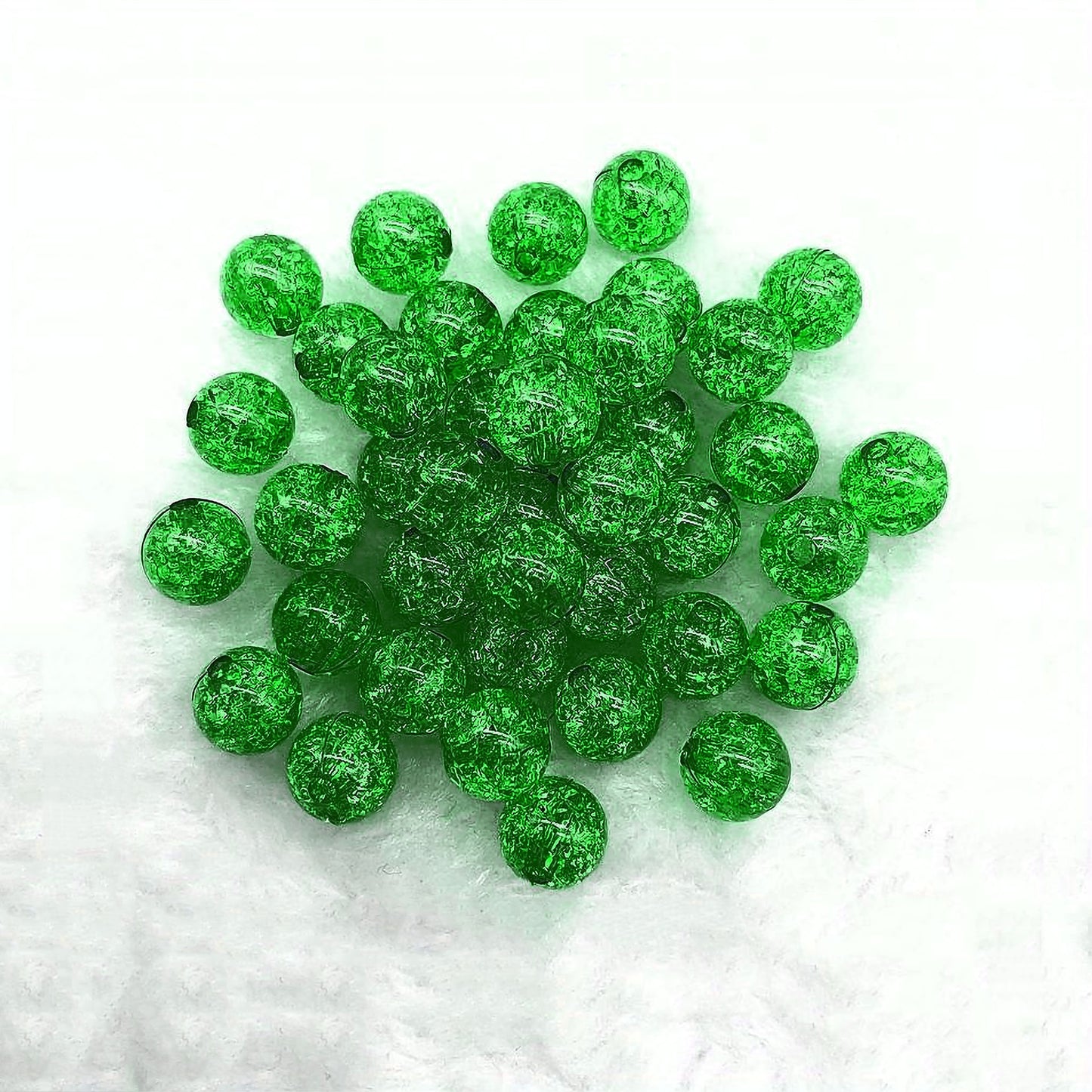 Crackle Glass Beads - 6mm
