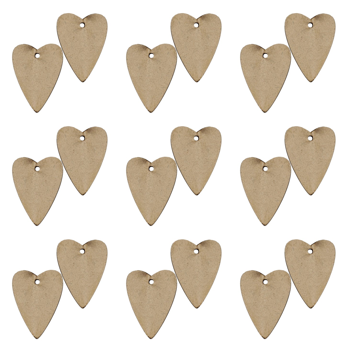 Pine Wood Earring Blanks for DIY Jewellery