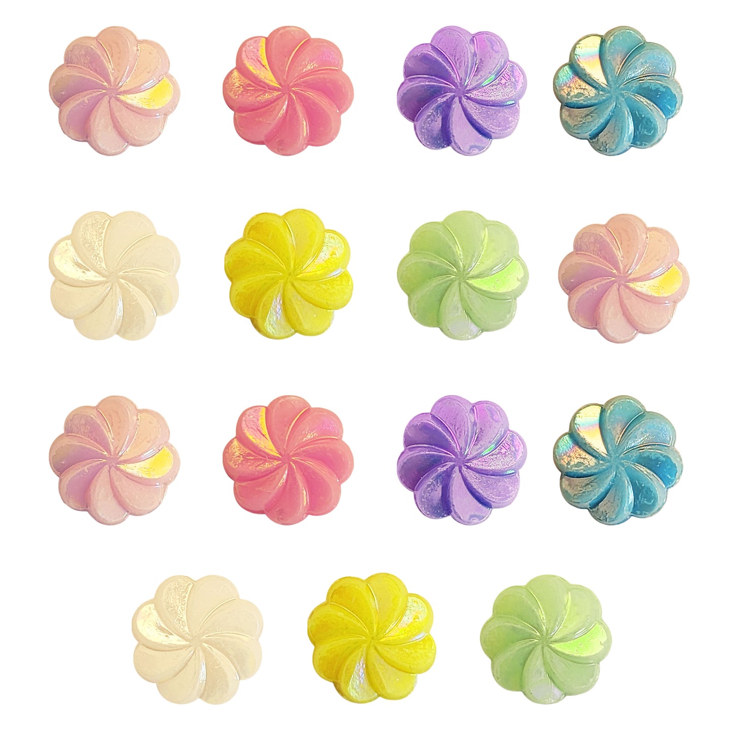 Macaron Rainbow Beads