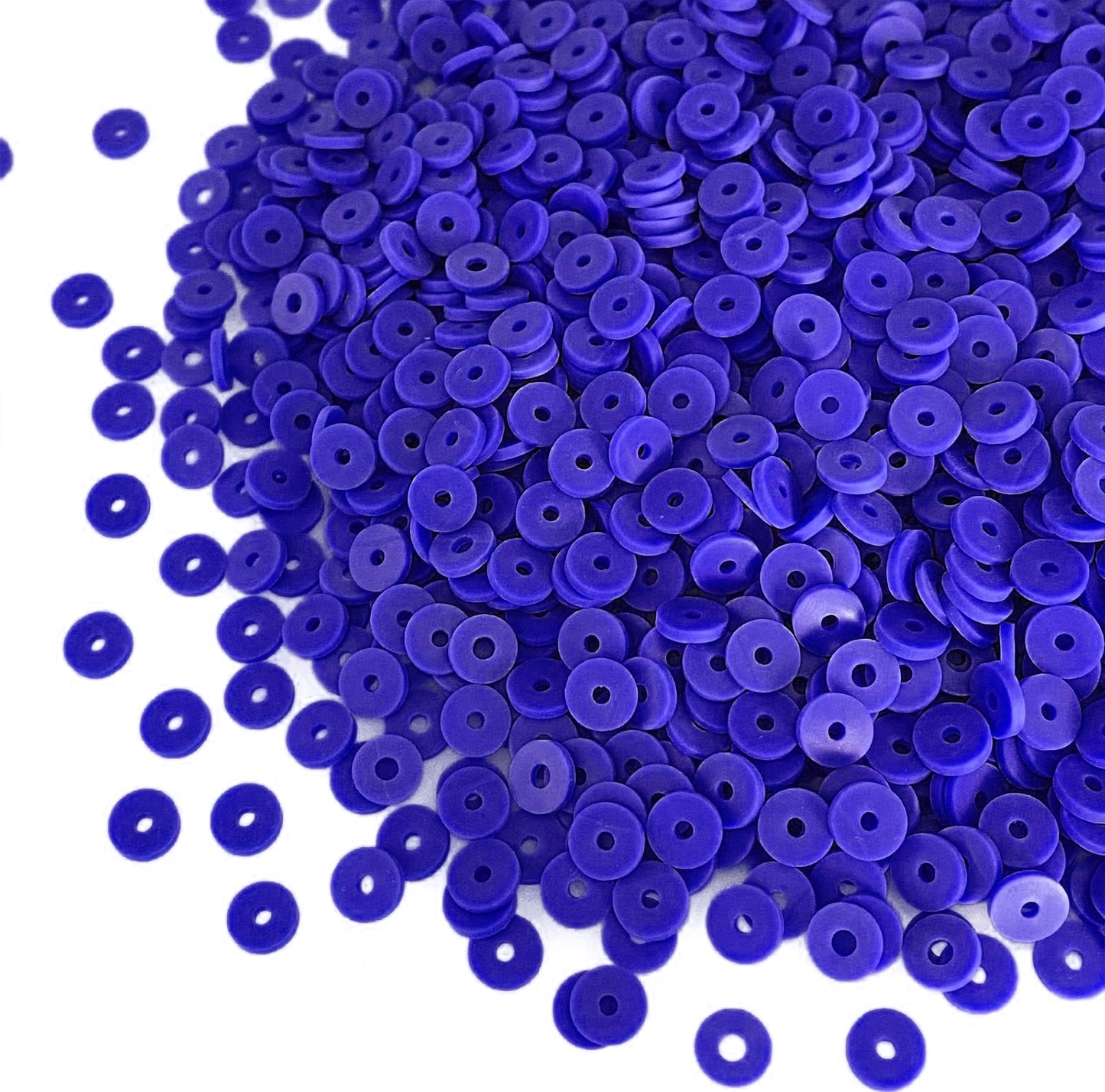 Multicolour Polymer Clay Disc Beads