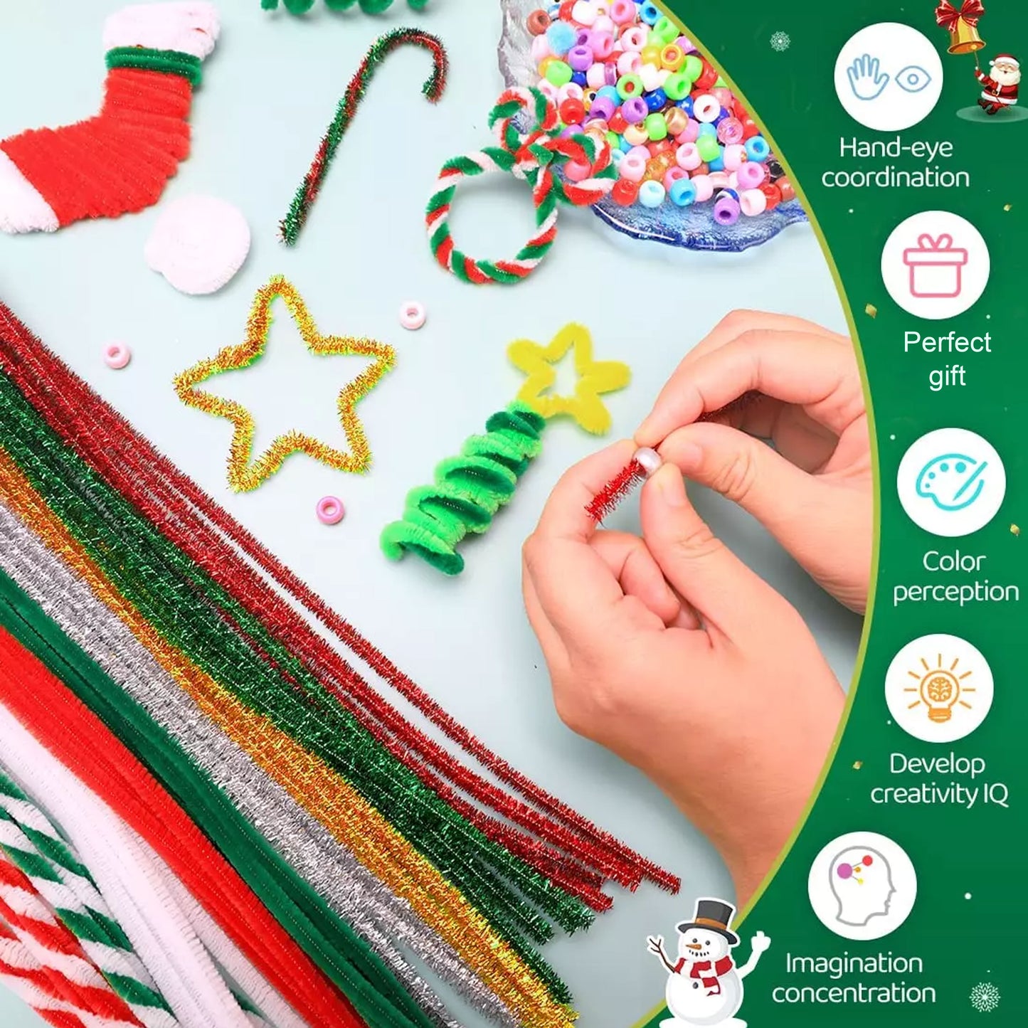 Multicolour Pipe Cleaner Craft Set