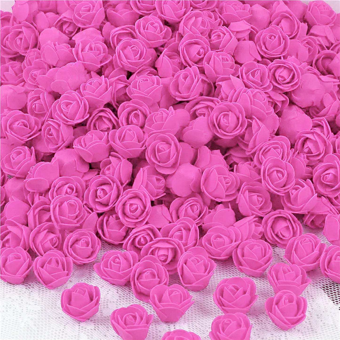 50 Pcs Artificial Foam Rose Flowers