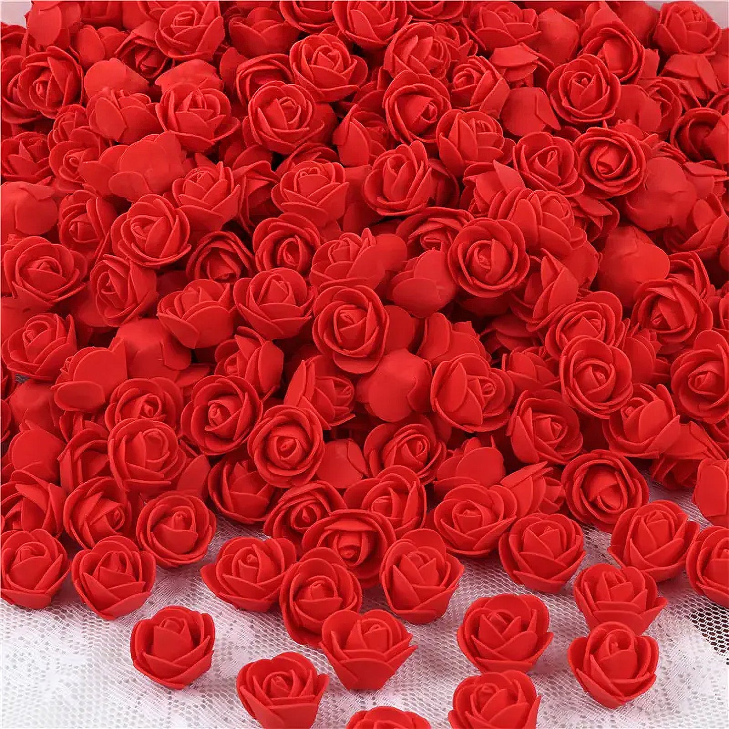 50 Pcs Artificial Foam Rose Flowers