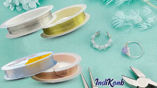 High-quality jewelry making wire for wrapping and crafting—includes wire cutters, various sizes, and essentials for bracelets and earrings.
